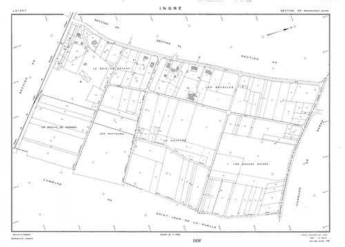 Ingré - Sections