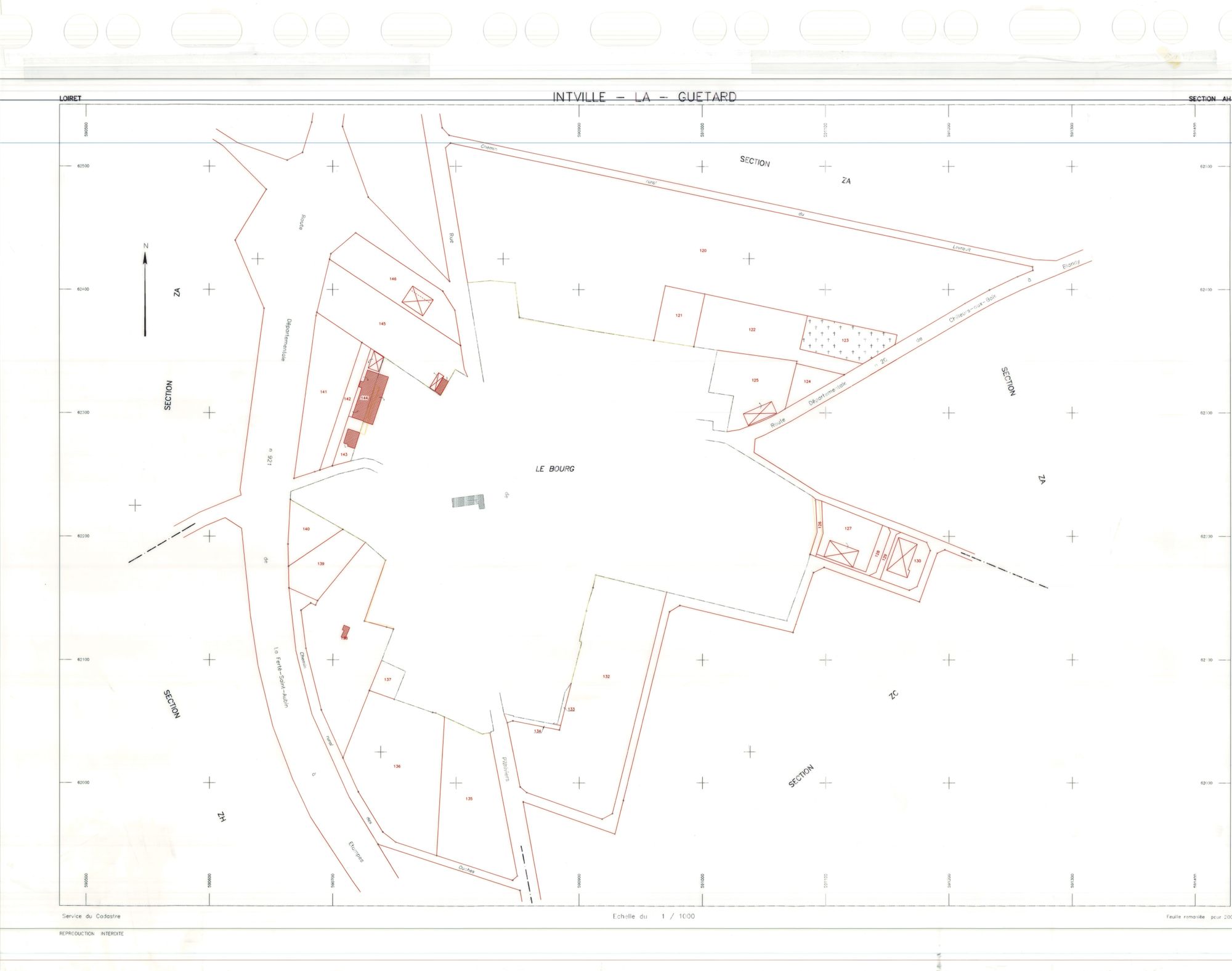 Intville-la-Guétard - Sections