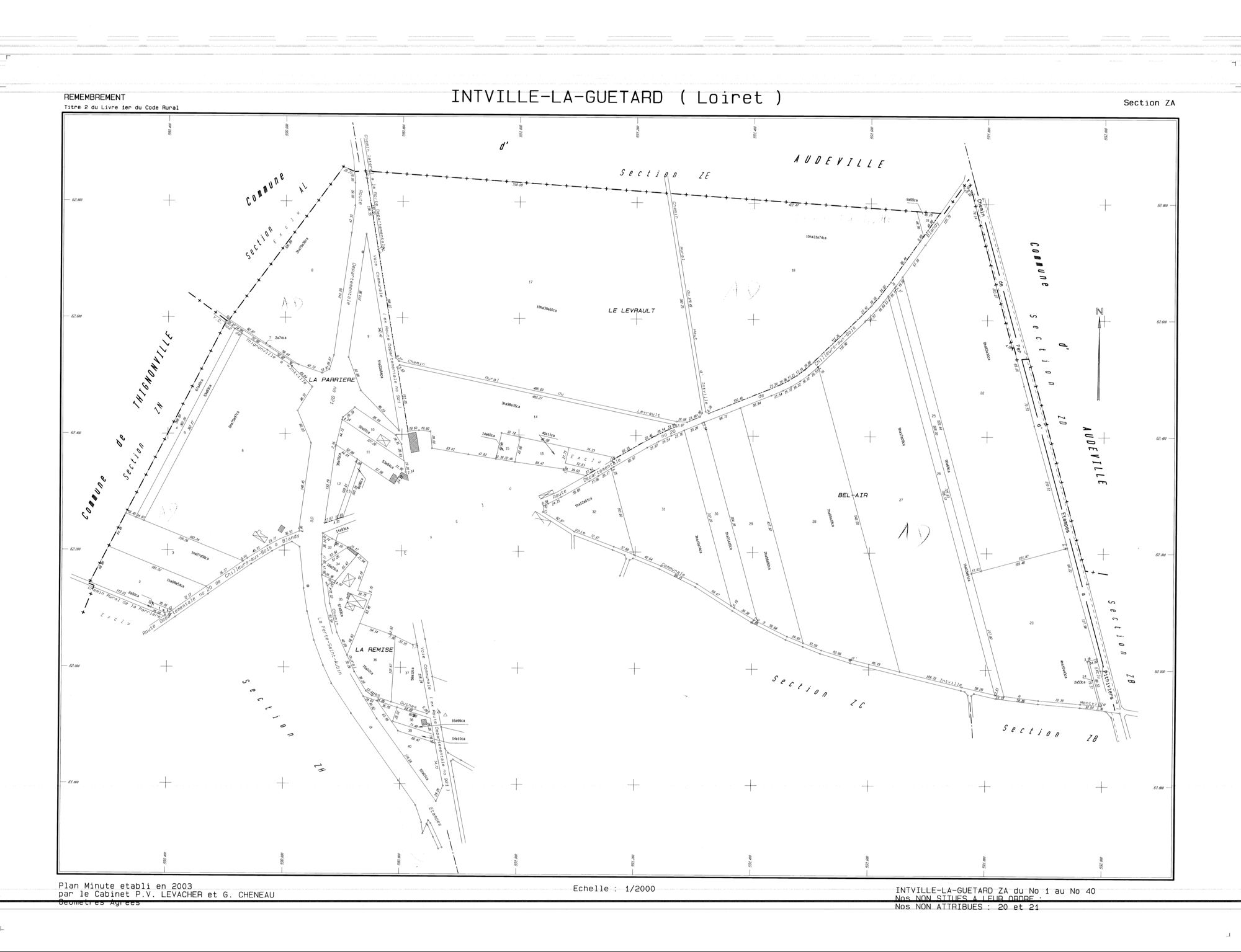 Intville-la-Guétard - Sections
