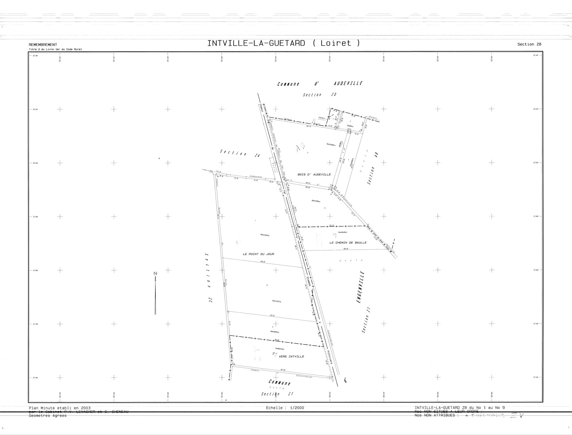 Intville-la-Guétard - Sections