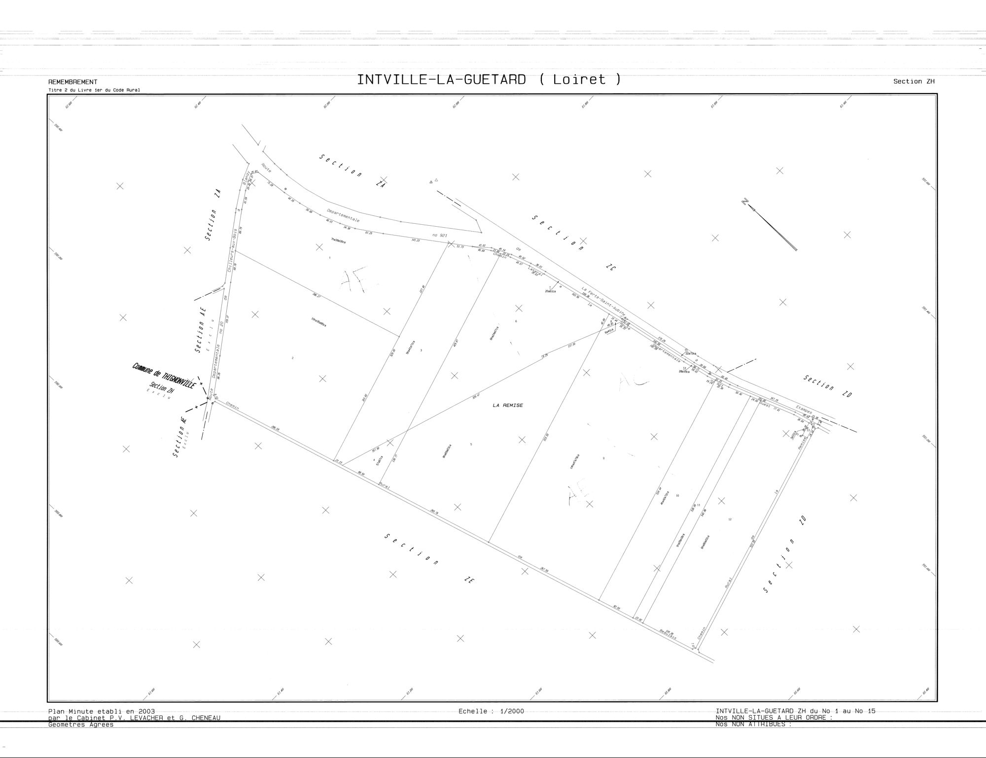 Intville-la-Guétard - Sections
