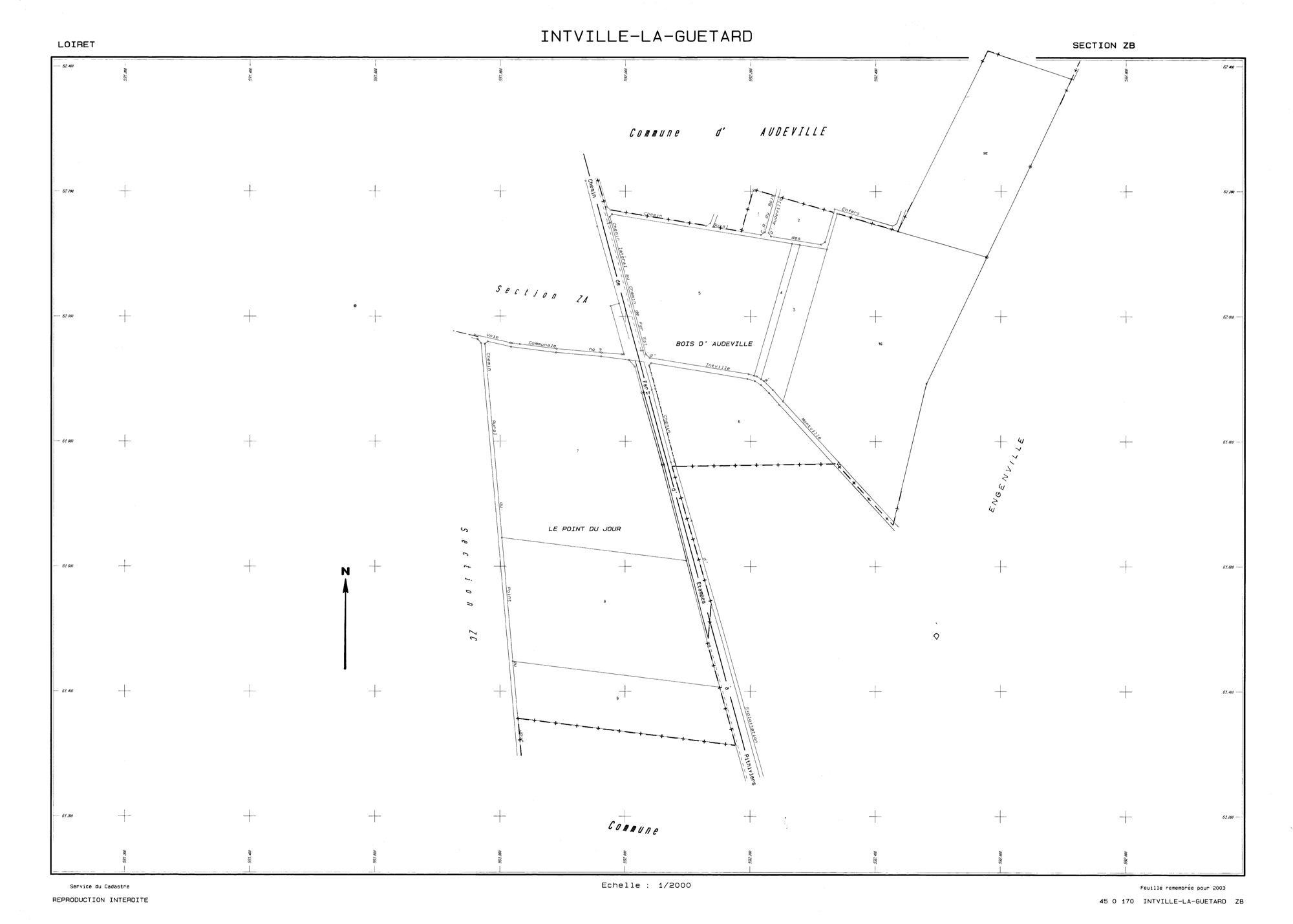 Intville-la-Guétard - Sections