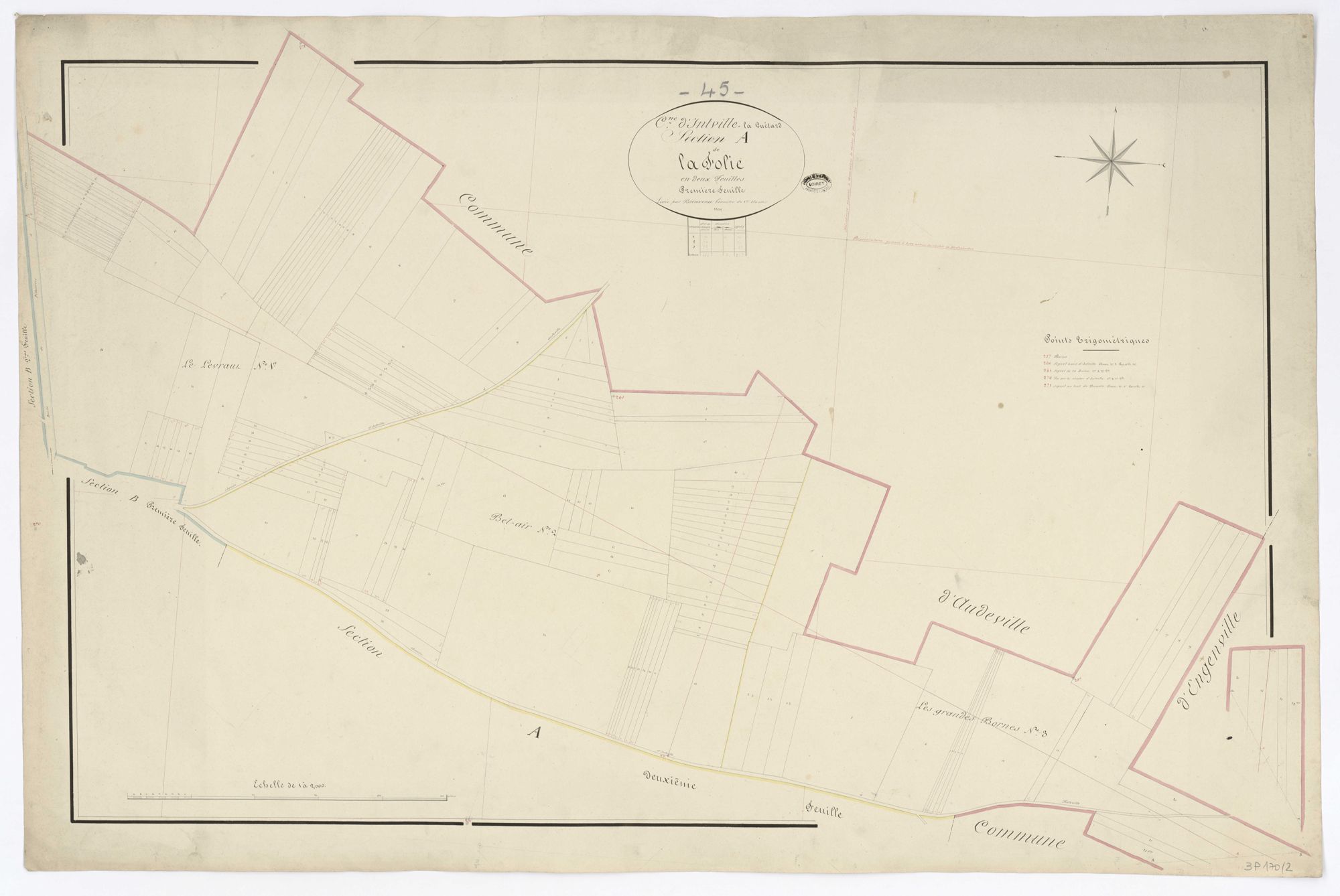 Intville-la-Guétard - Sections