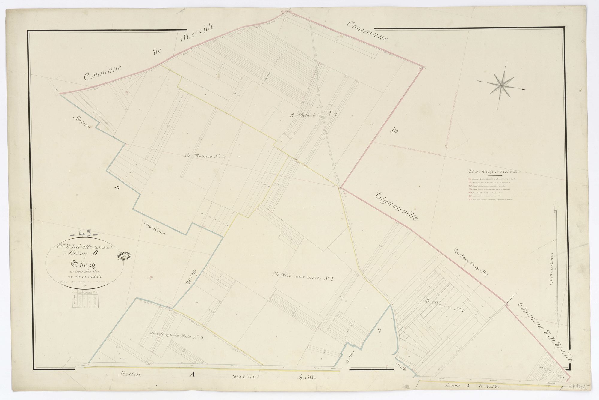 Intville-la-Guétard - Sections