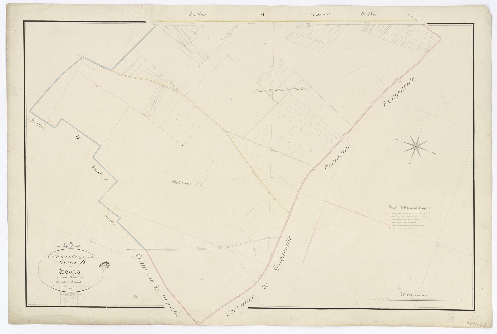Intville-la-Guétard - Sections