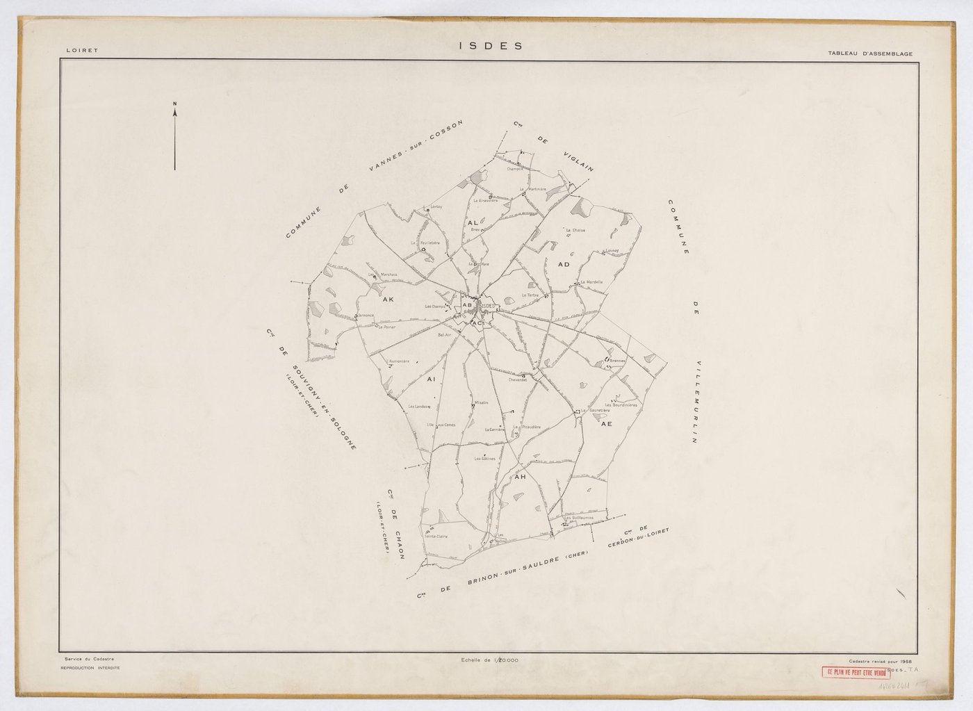 Isdes - Tableau d'assemblage