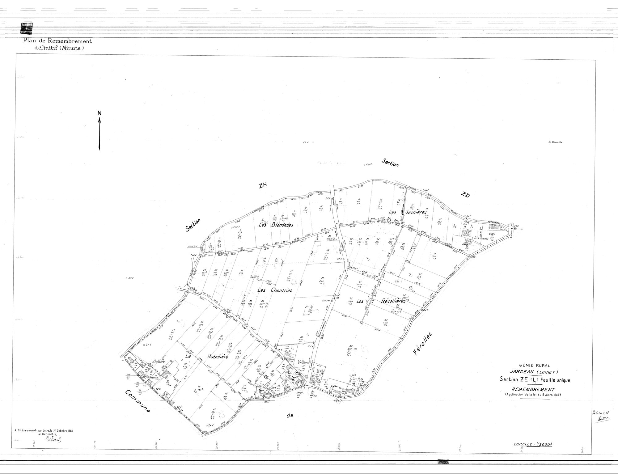 Jargeau - Sections