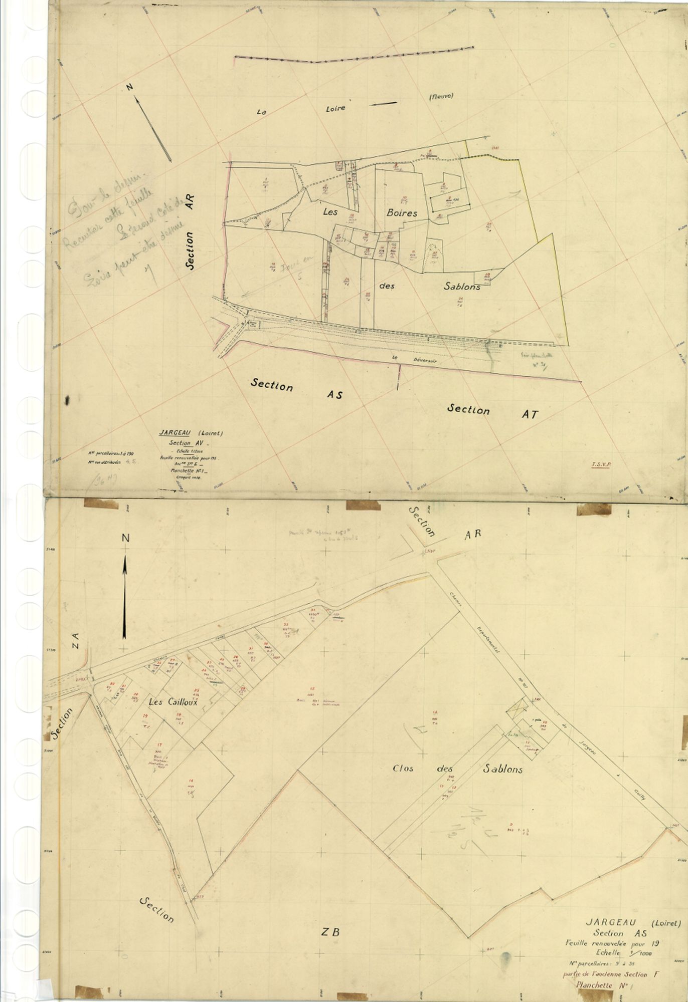 Jargeau - Sections