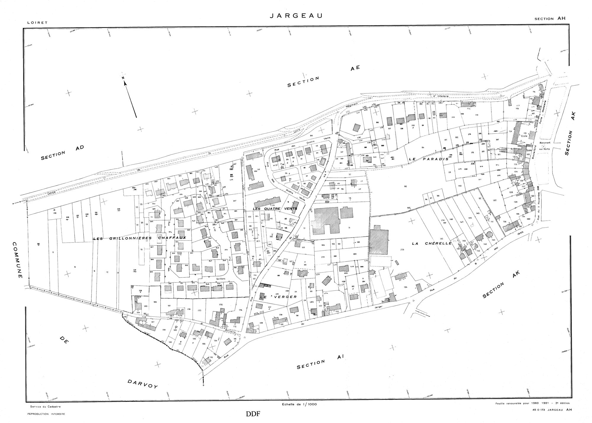 Jargeau - Sections