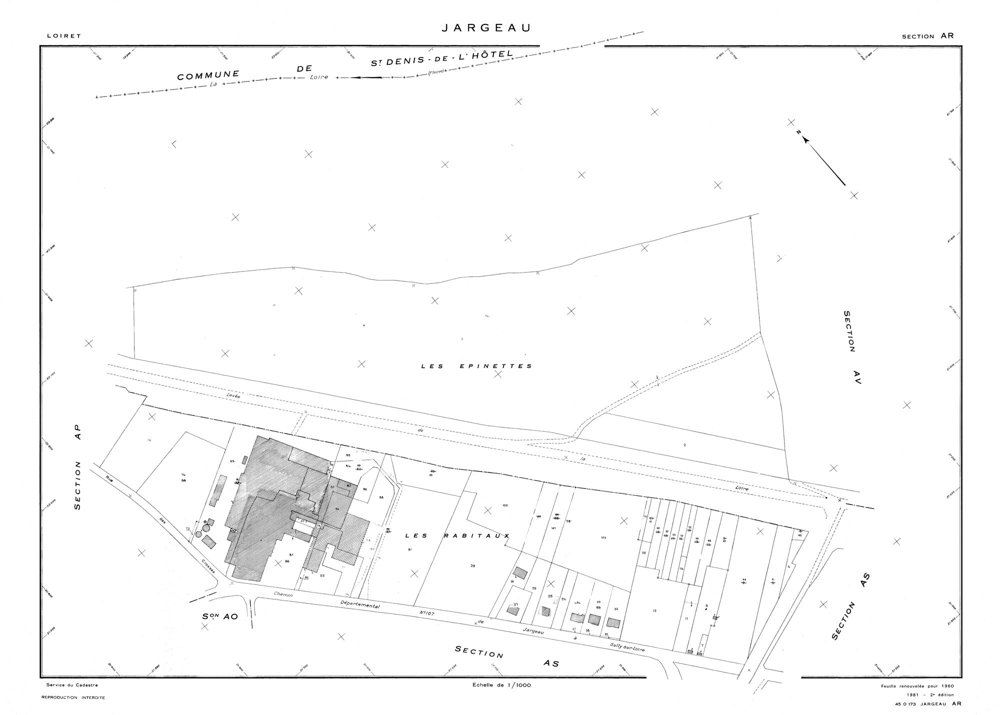 Jargeau - Sections