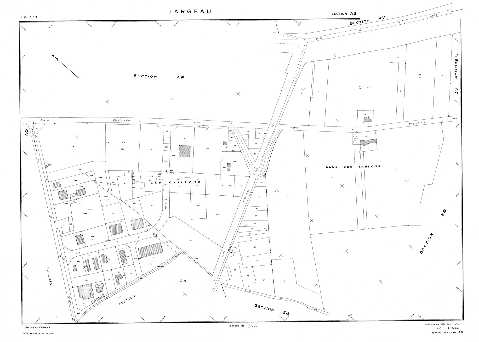 Jargeau - Sections