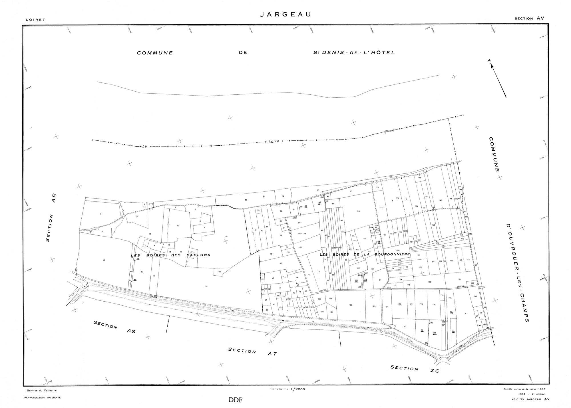 Jargeau - Sections