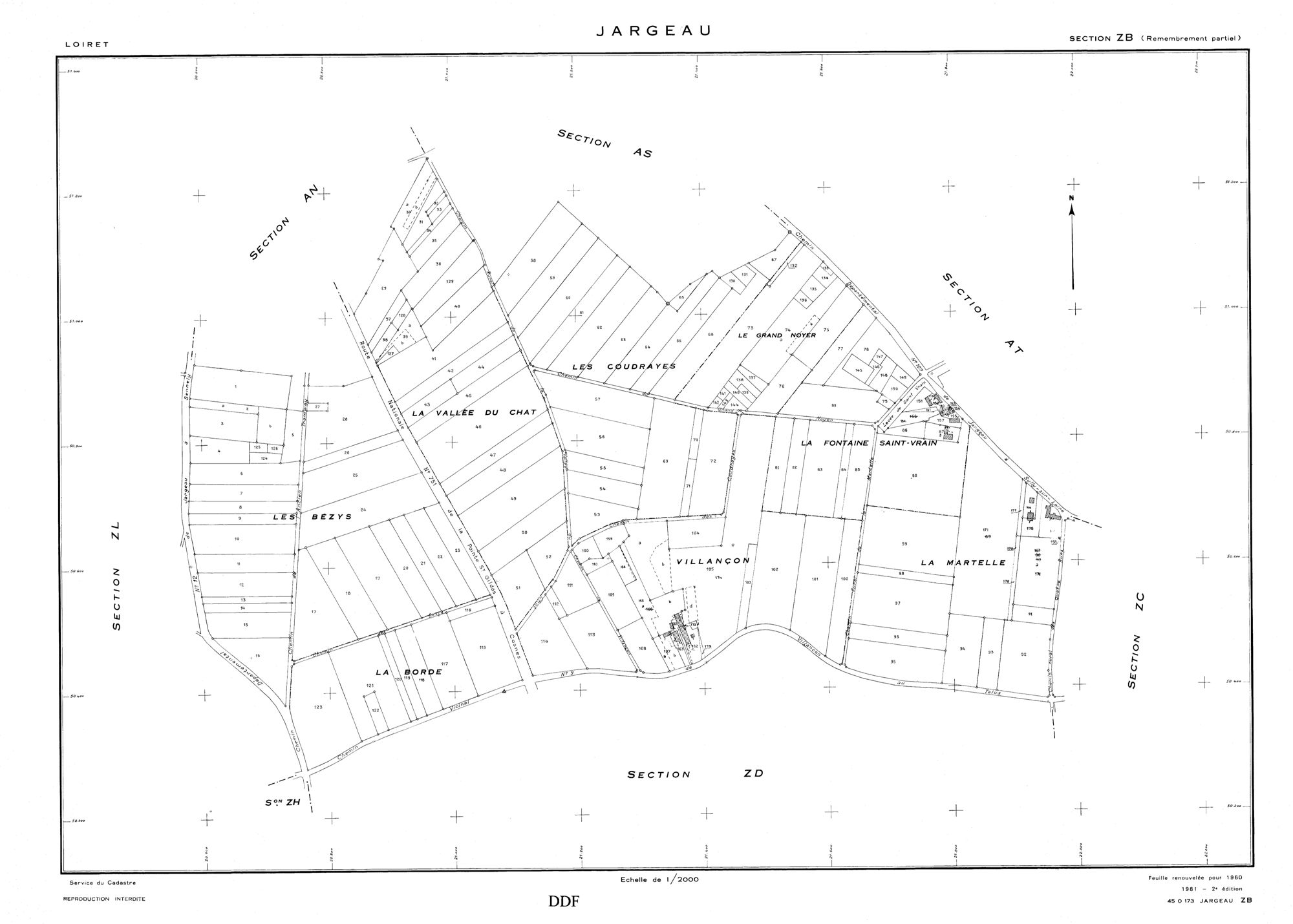 Jargeau - Sections