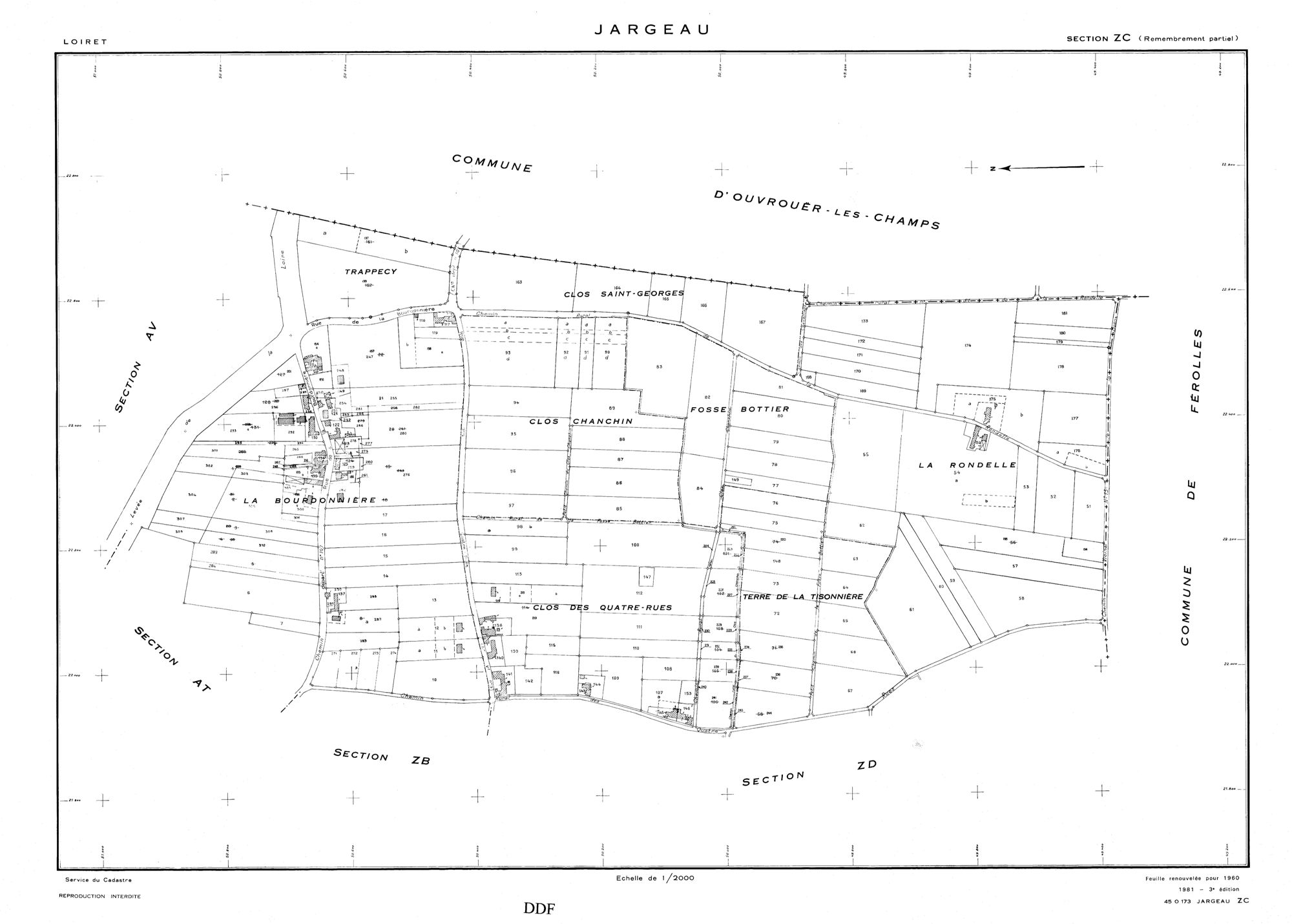 Jargeau - Sections