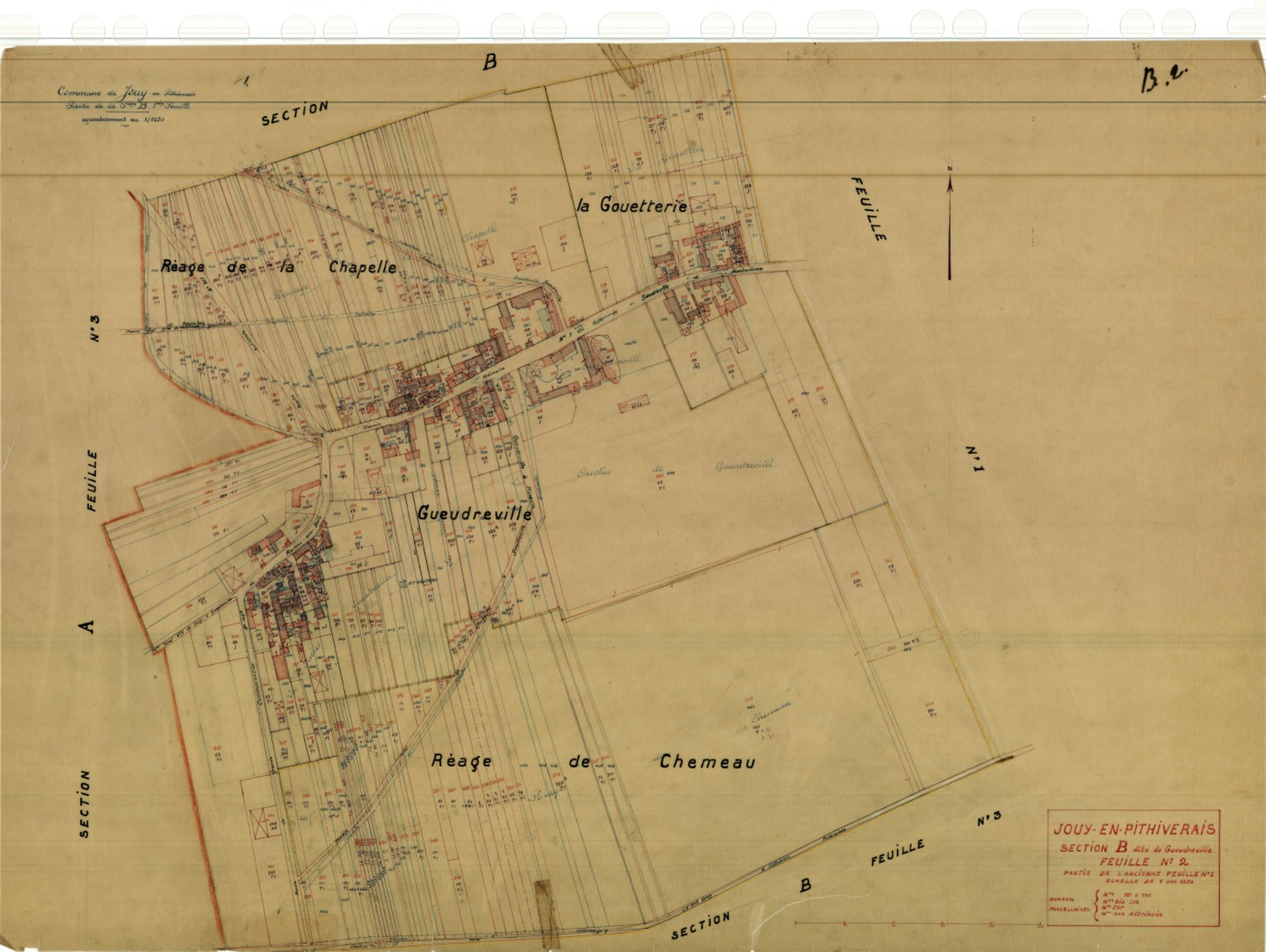 Jouy-en-Pithiverais - Sections