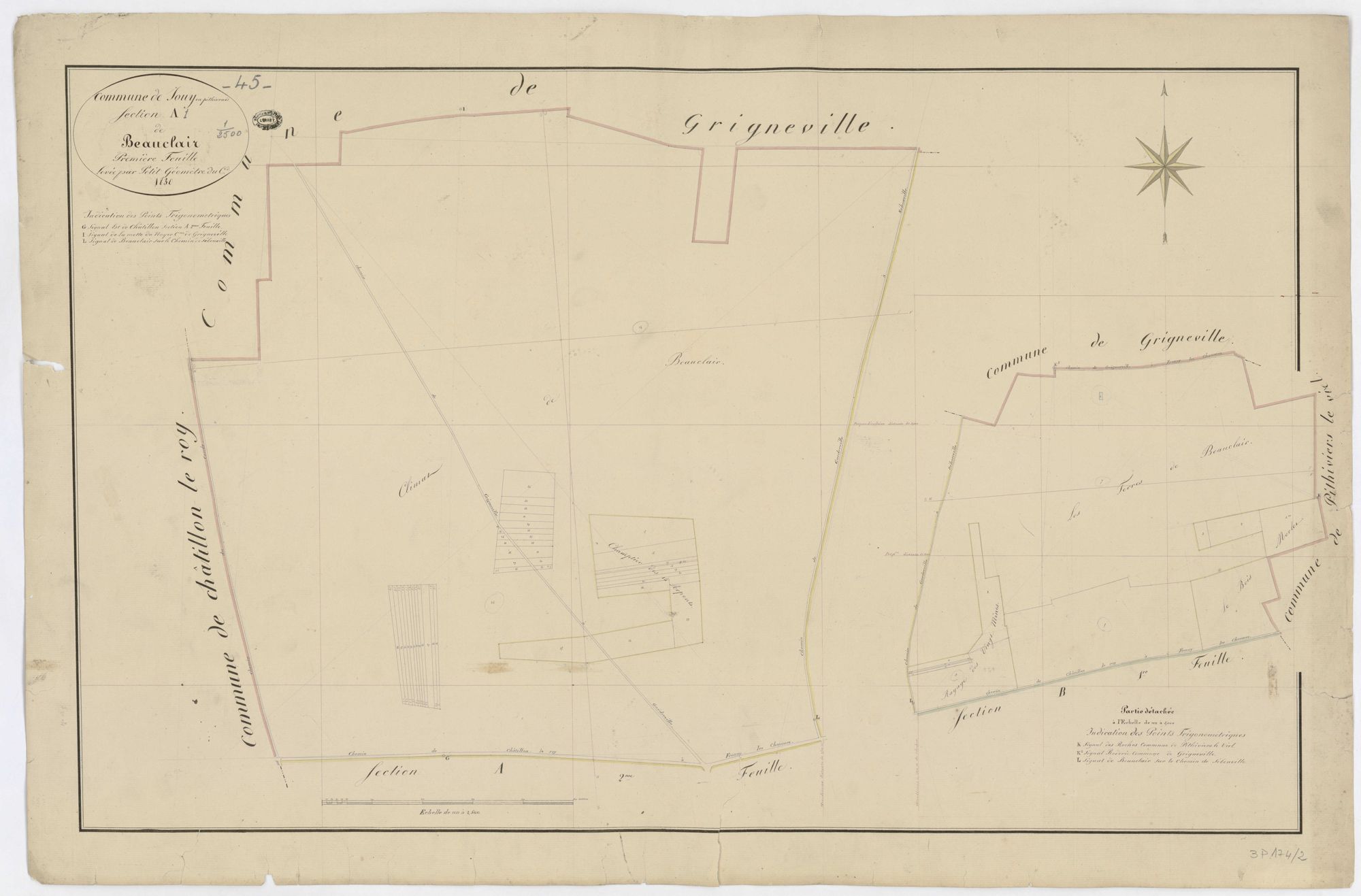 Jouy-en-Pithiverais - Sections