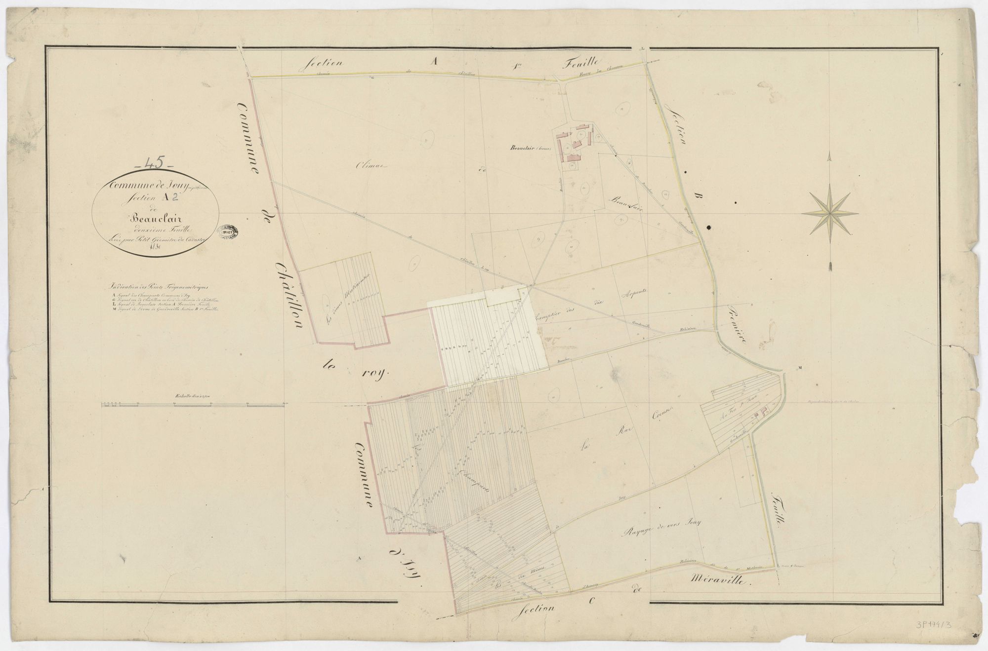 Jouy-en-Pithiverais - Sections
