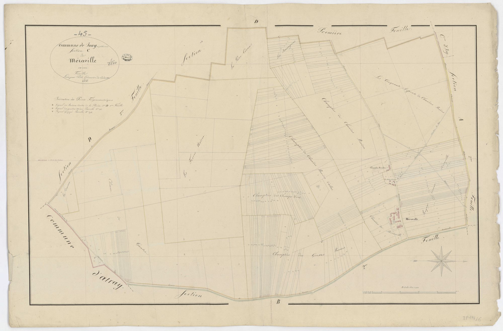 Jouy-en-Pithiverais - Sections
