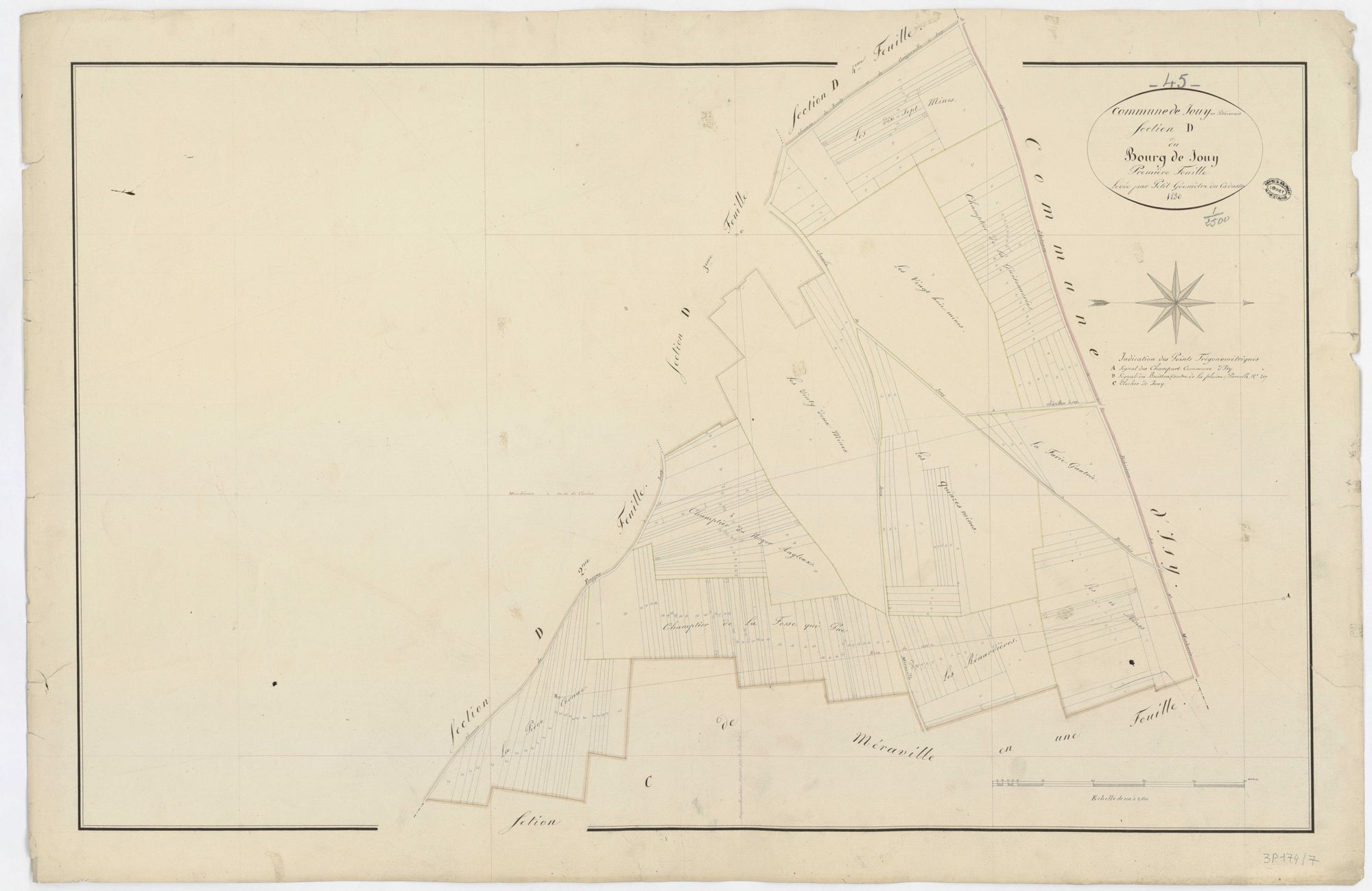 Jouy-en-Pithiverais - Sections