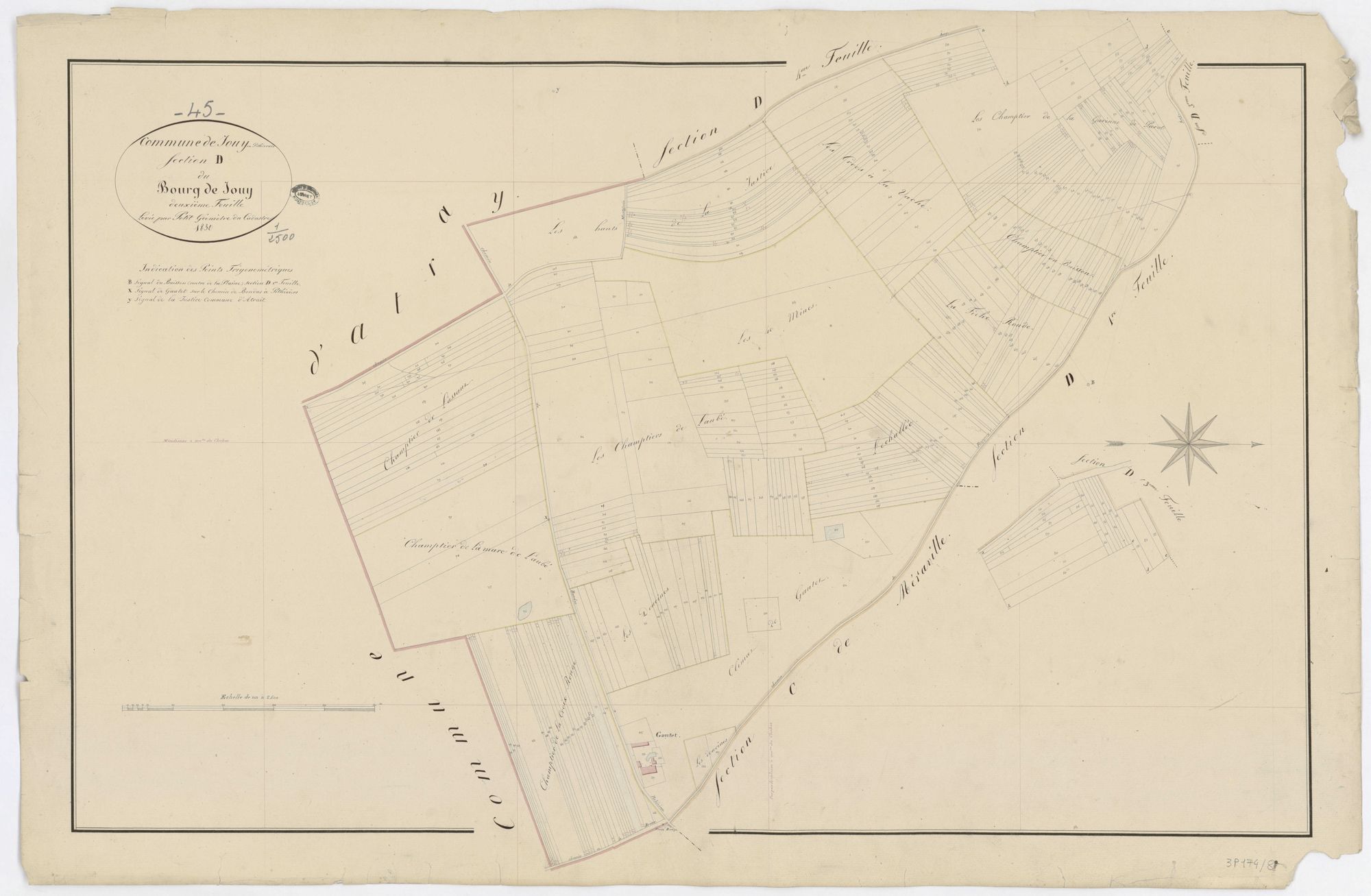 Jouy-en-Pithiverais - Sections