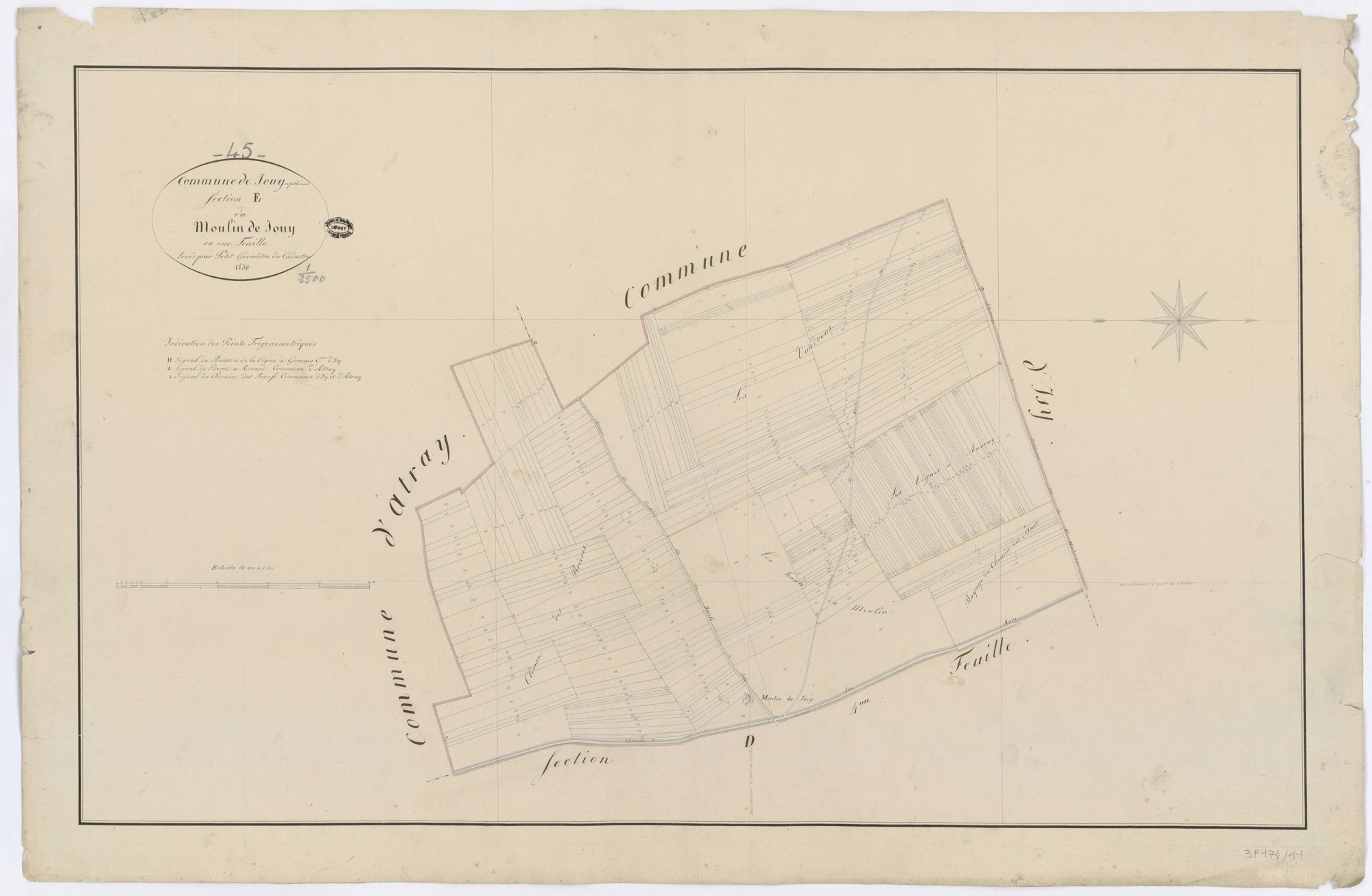 Jouy-en-Pithiverais - Sections