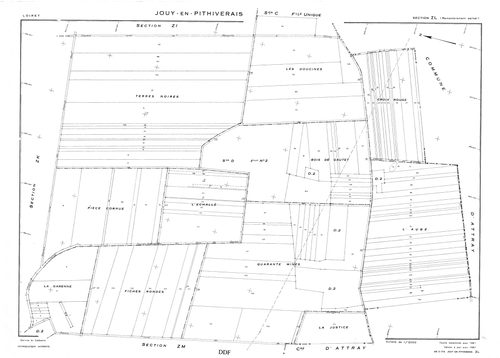 Jouy-en-Pithiverais - Sections