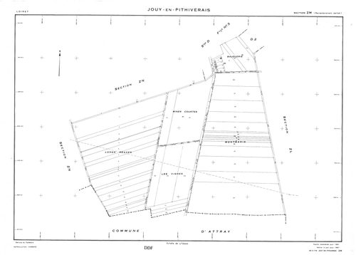 Jouy-en-Pithiverais - Sections
