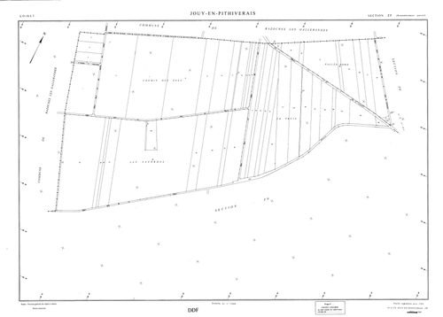 Jouy-en-Pithiverais - Sections
