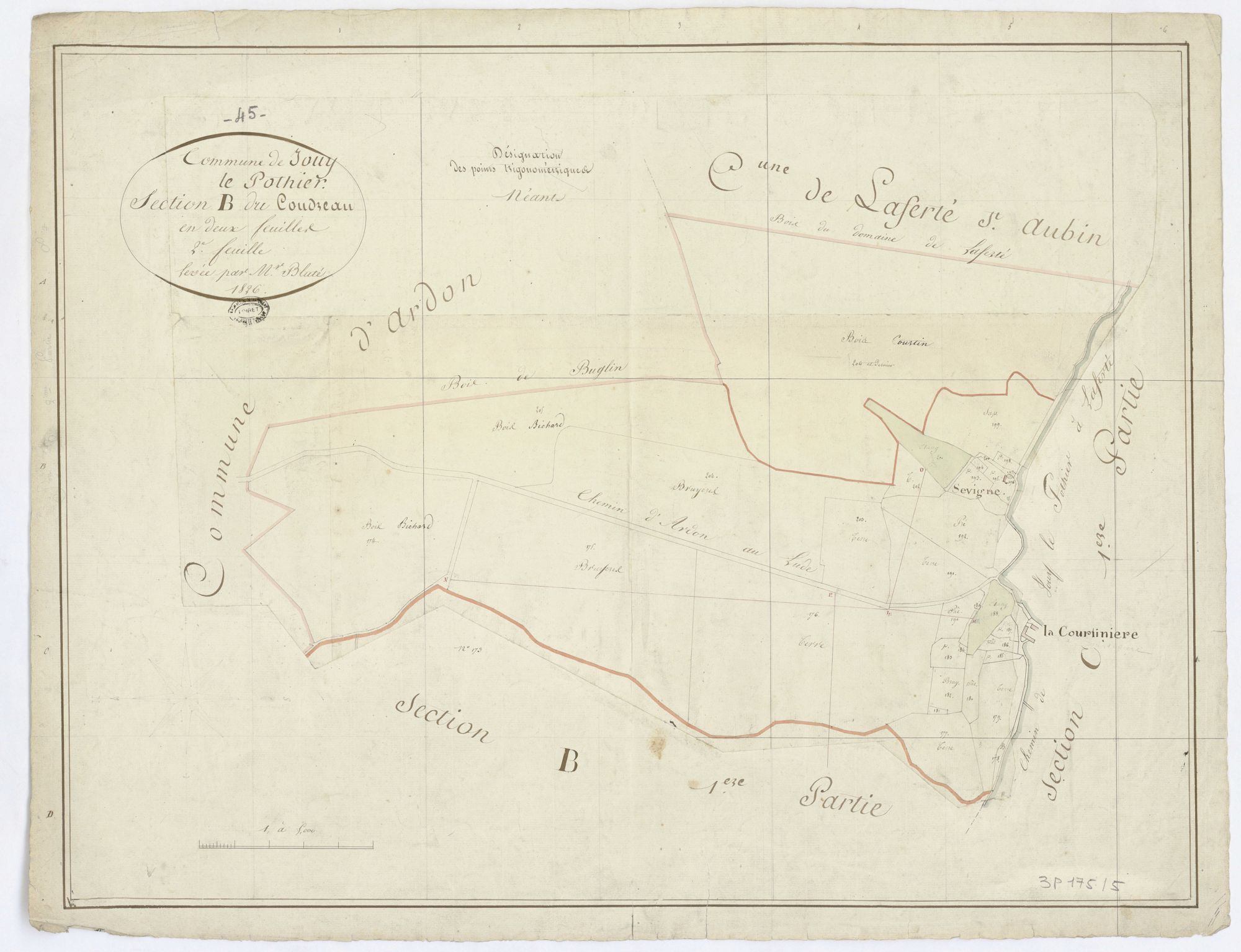 Jouy-le-Potier - Sections