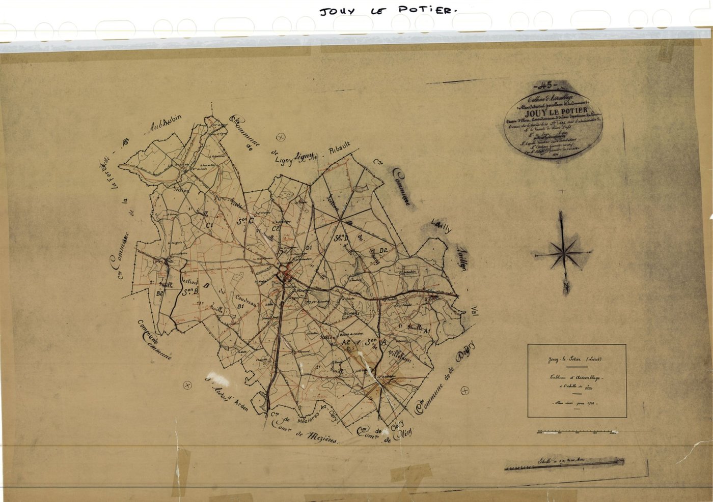 Jouy-le-Potier - Tableau d'assemblage