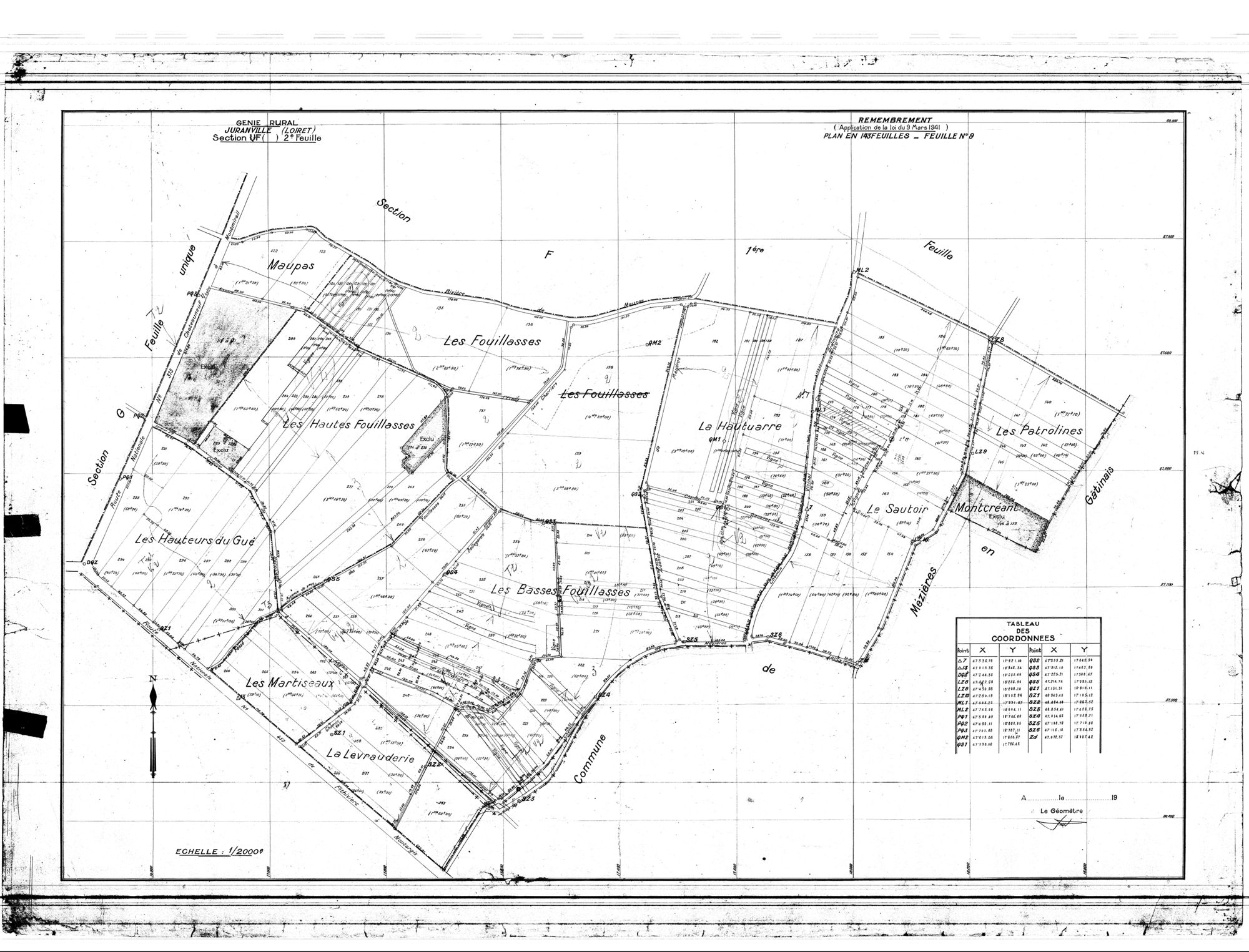 Juranville - Sections