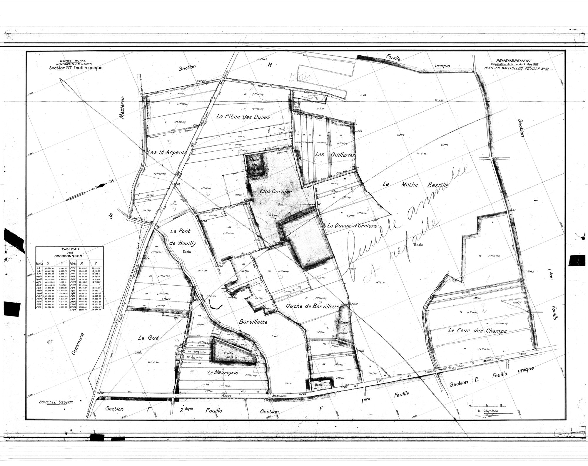 Juranville - Sections