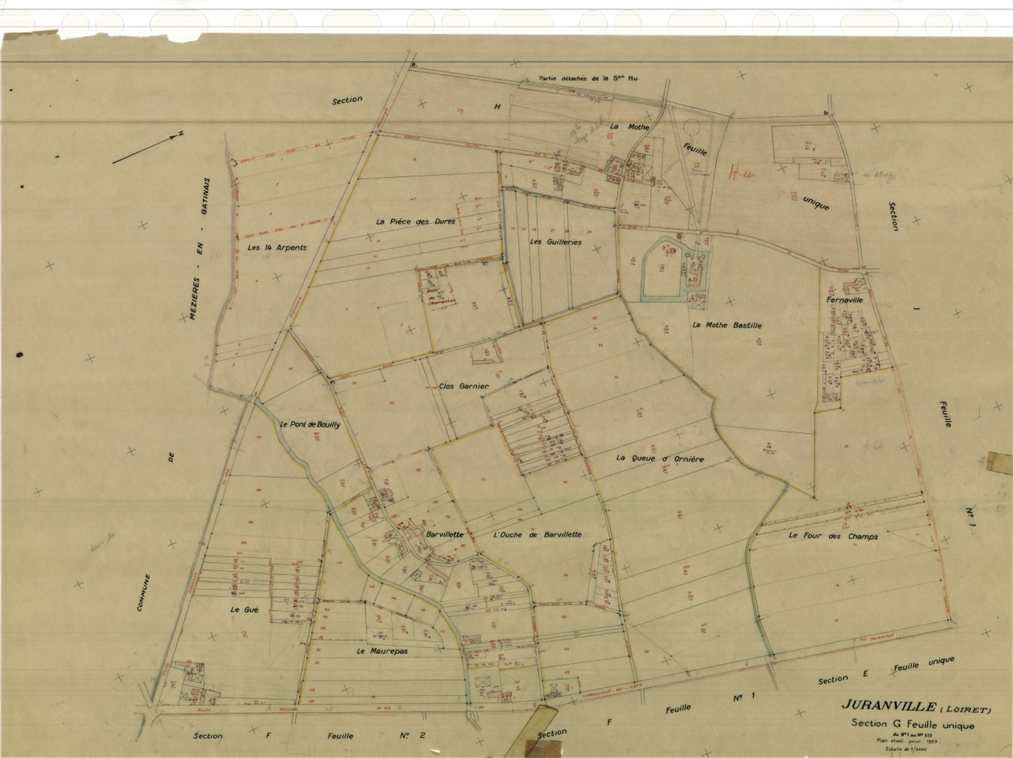 Juranville - Sections