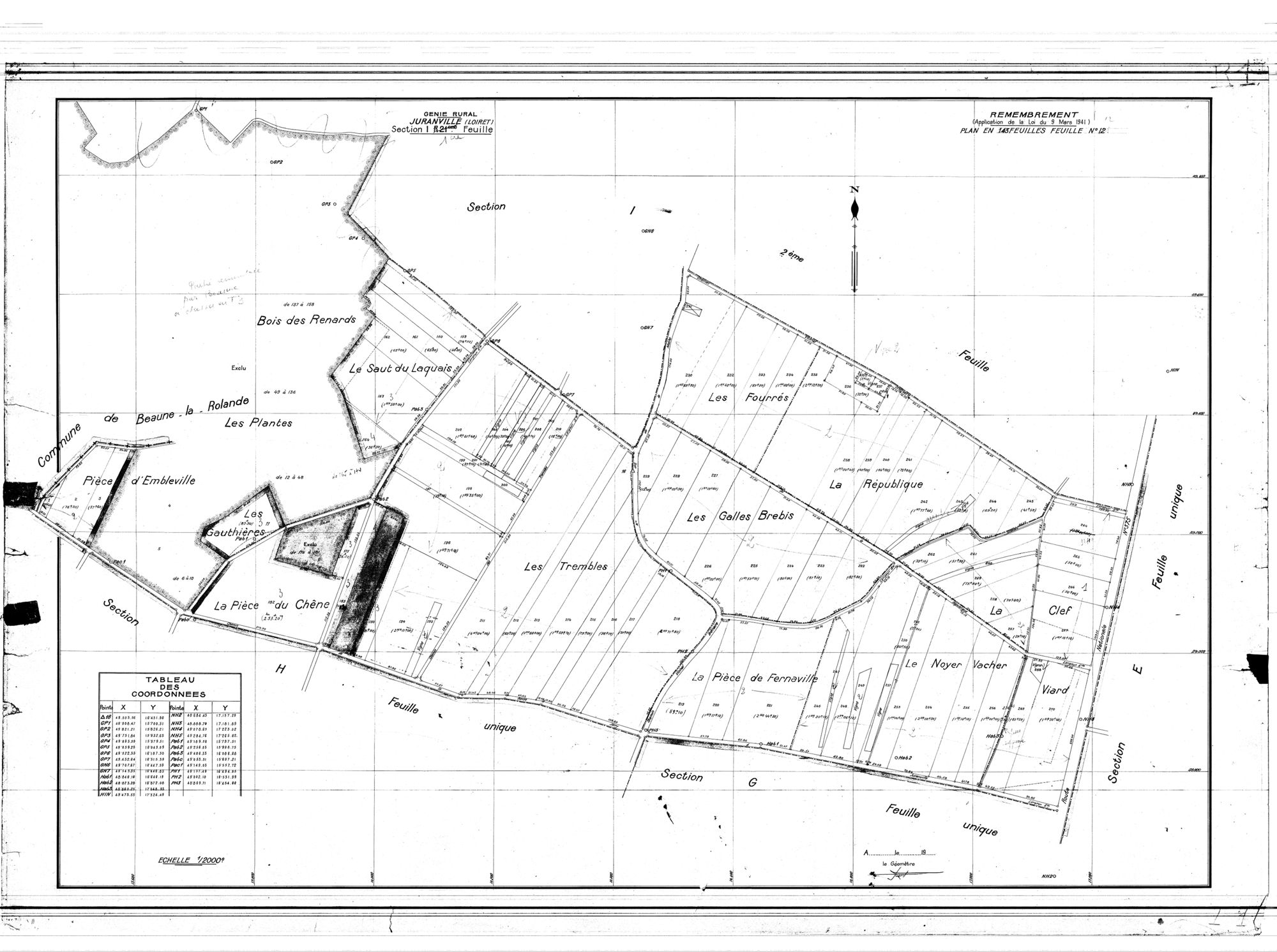 Juranville - Sections
