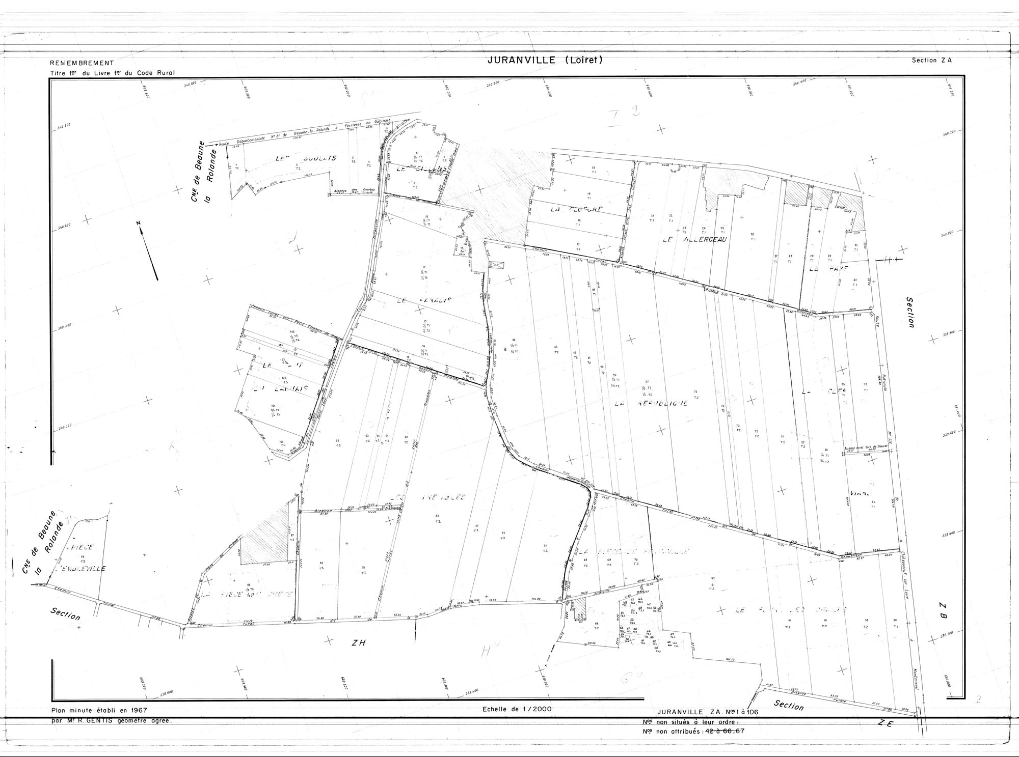 Juranville - Sections