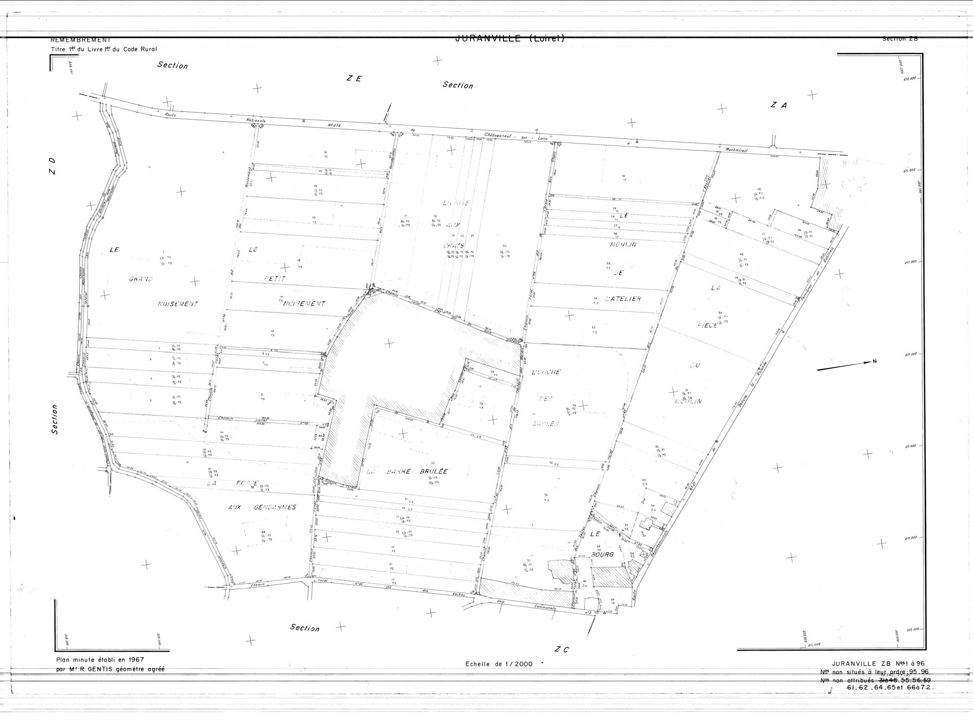 Juranville - Sections