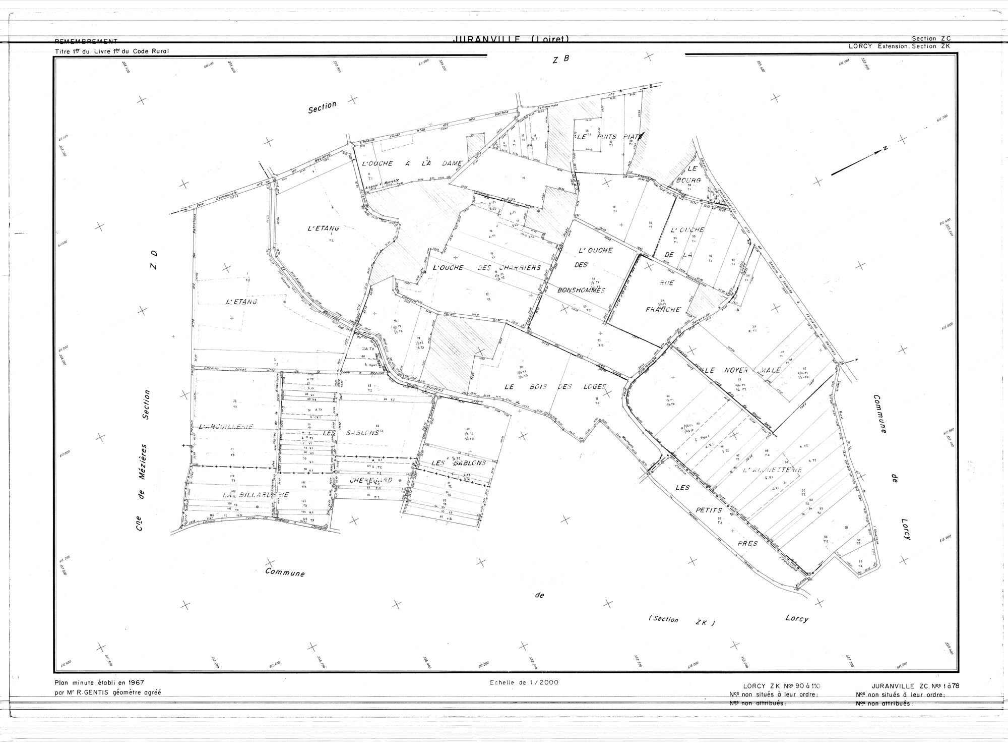 Juranville - Sections