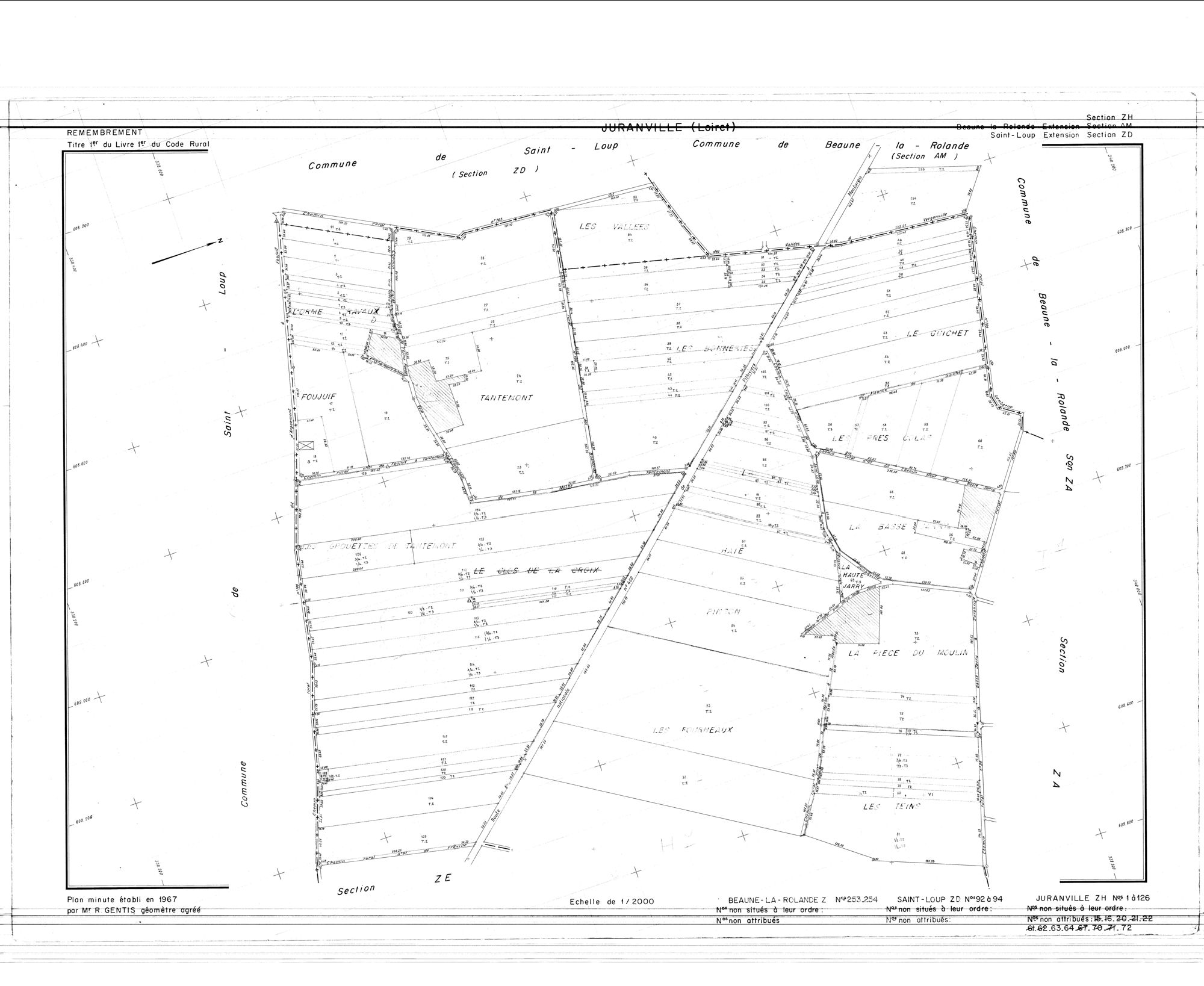 Juranville - Sections
