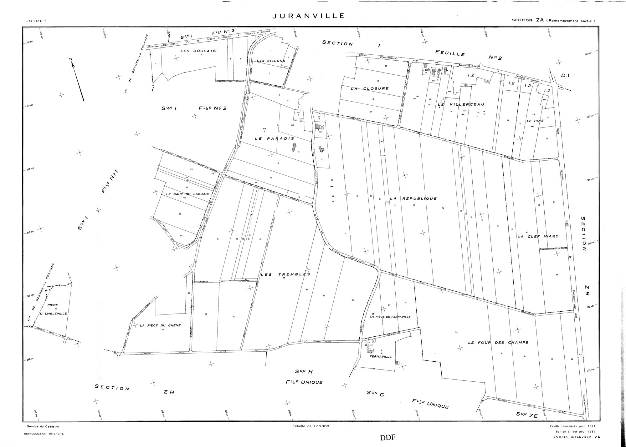 Juranville - Sections