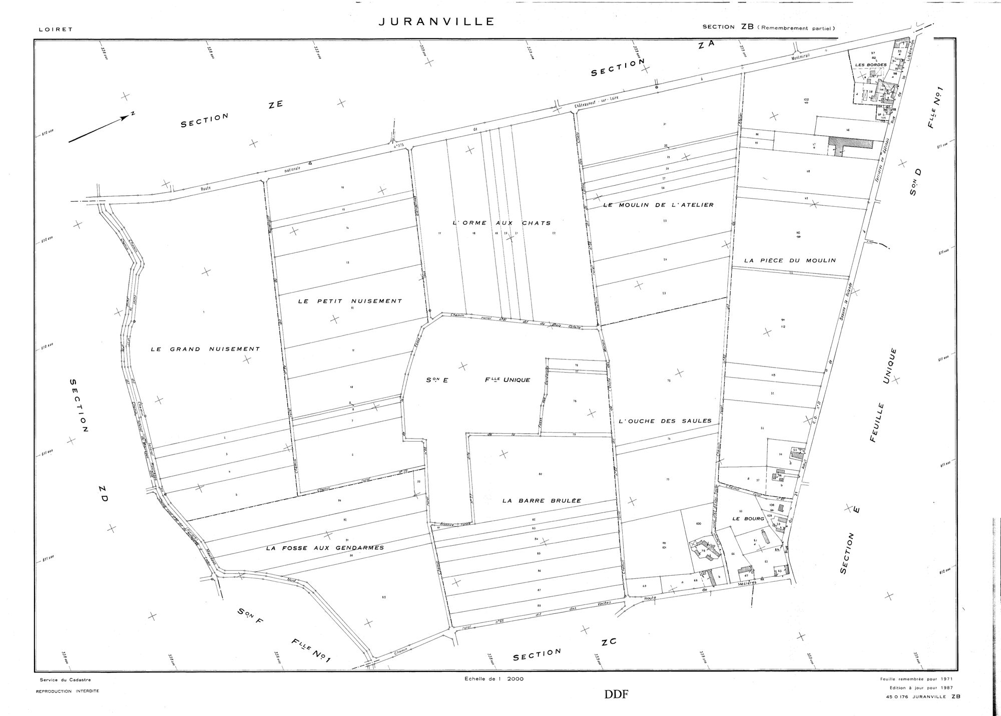 Juranville - Sections