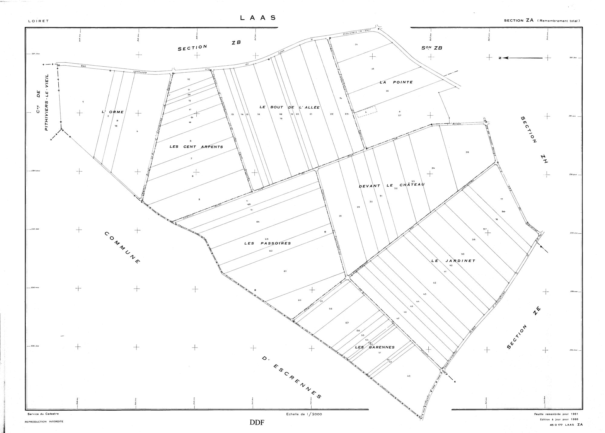 Laas - Sections