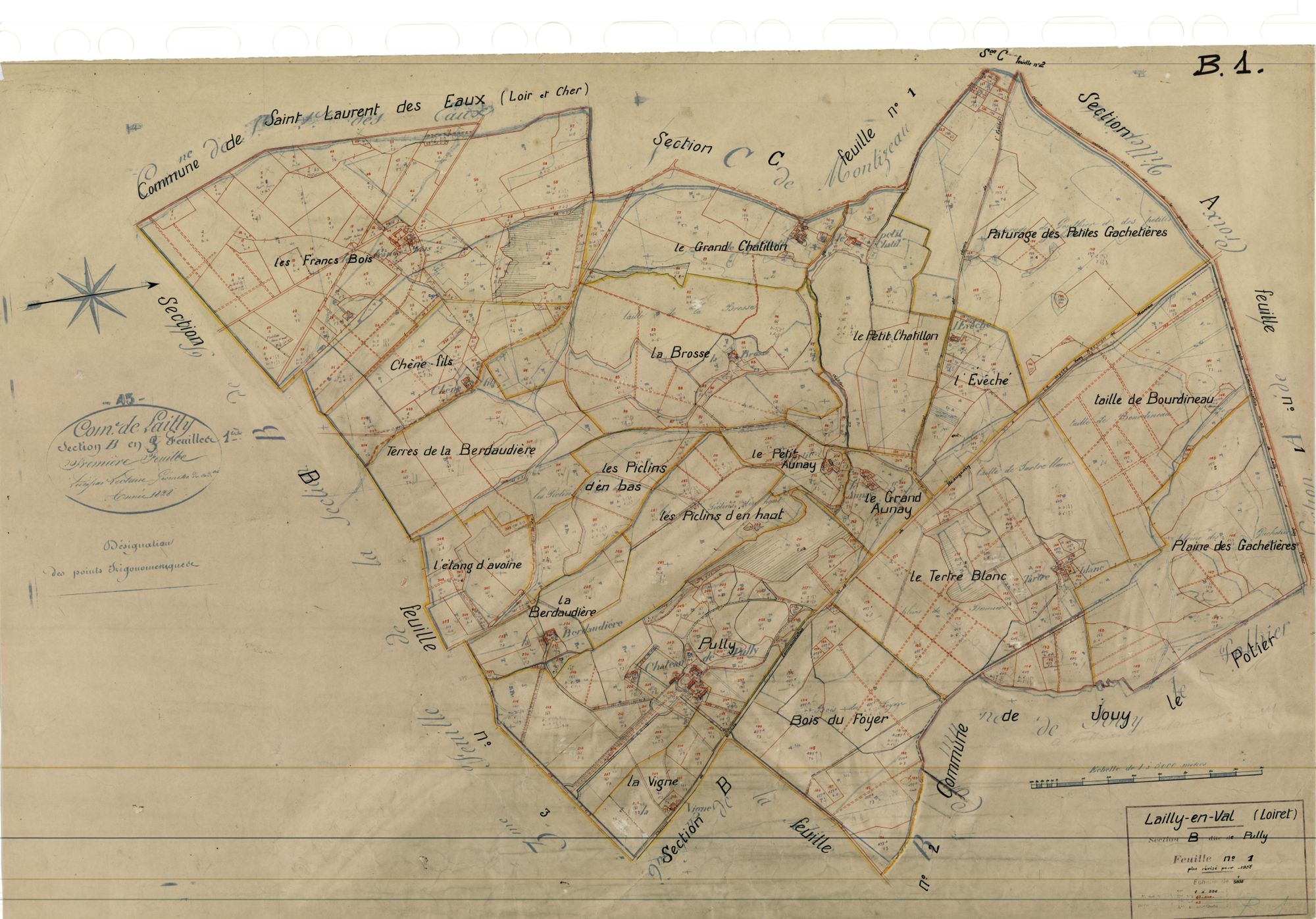 Lailly-en-Val - Sections