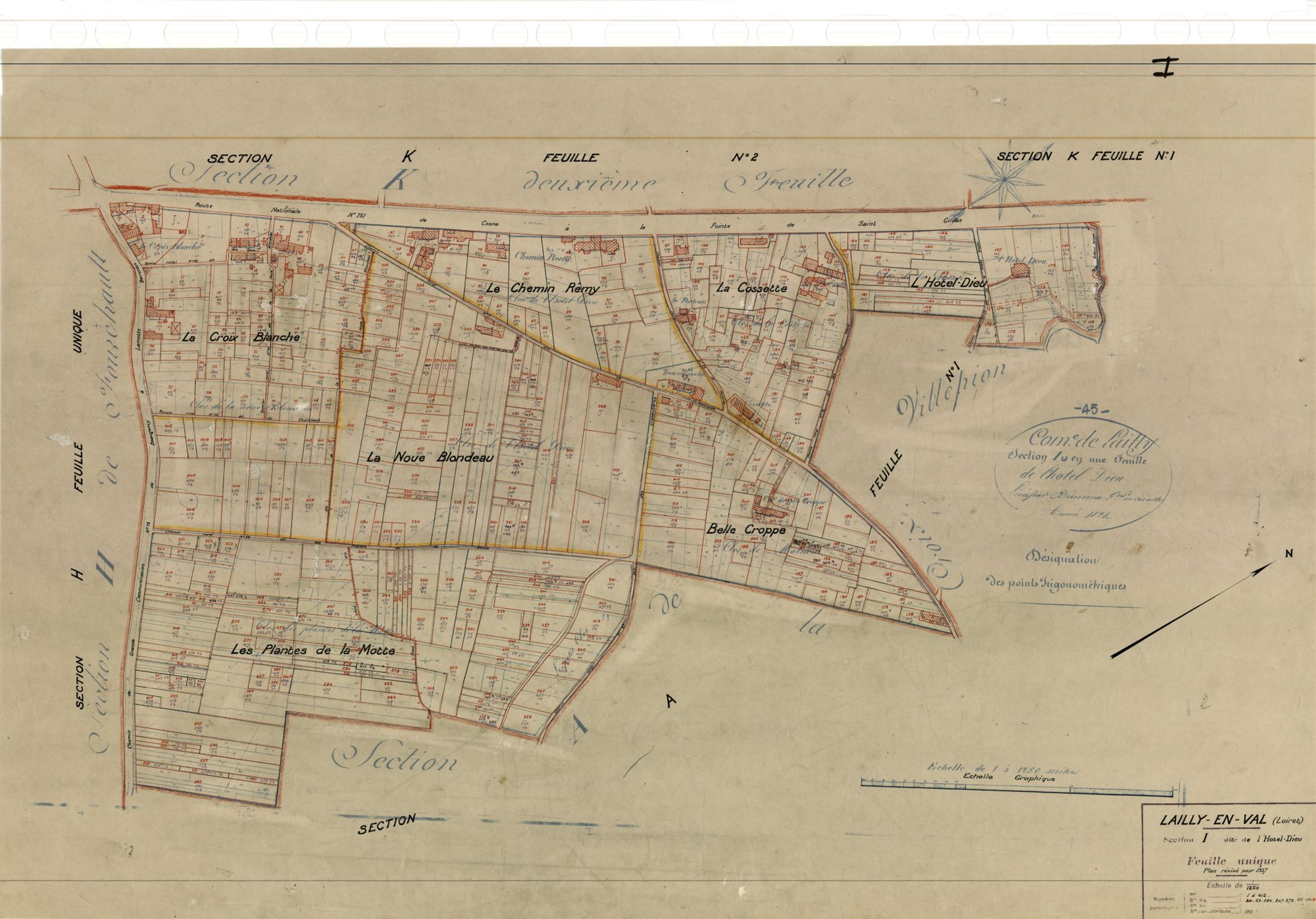 Lailly-en-Val - Sections