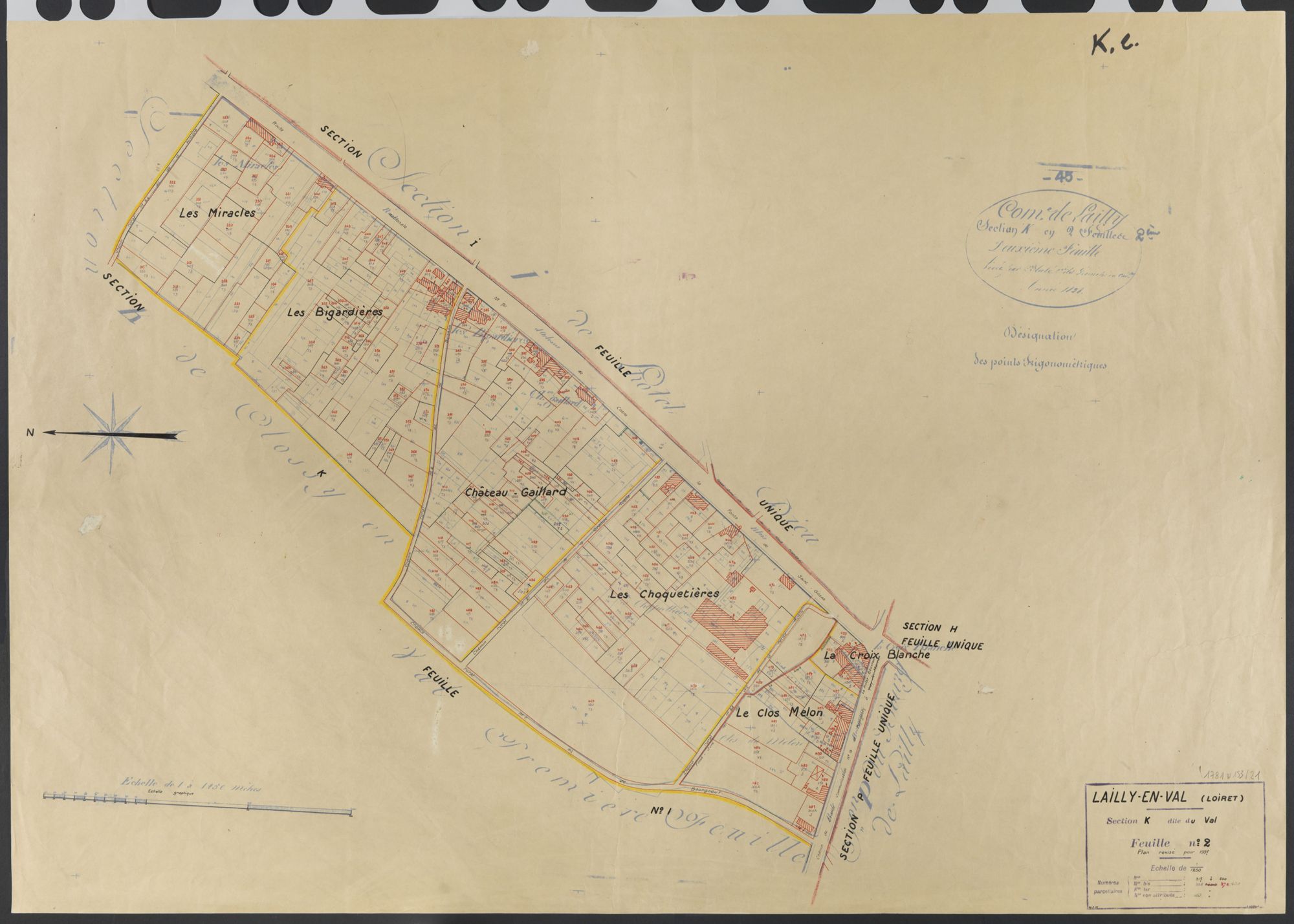 Lailly-en-Val - Sections