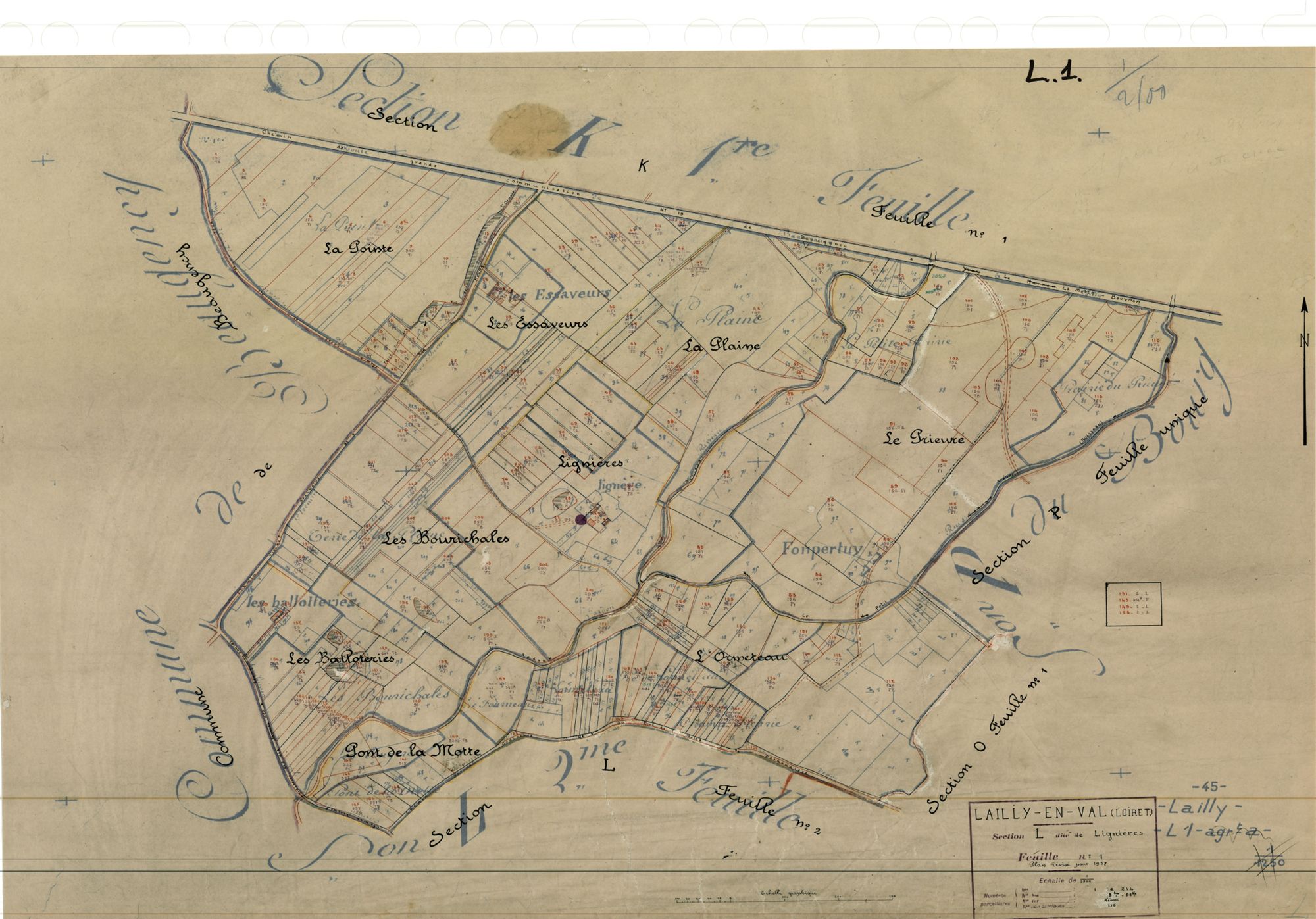 Lailly-en-Val - Sections