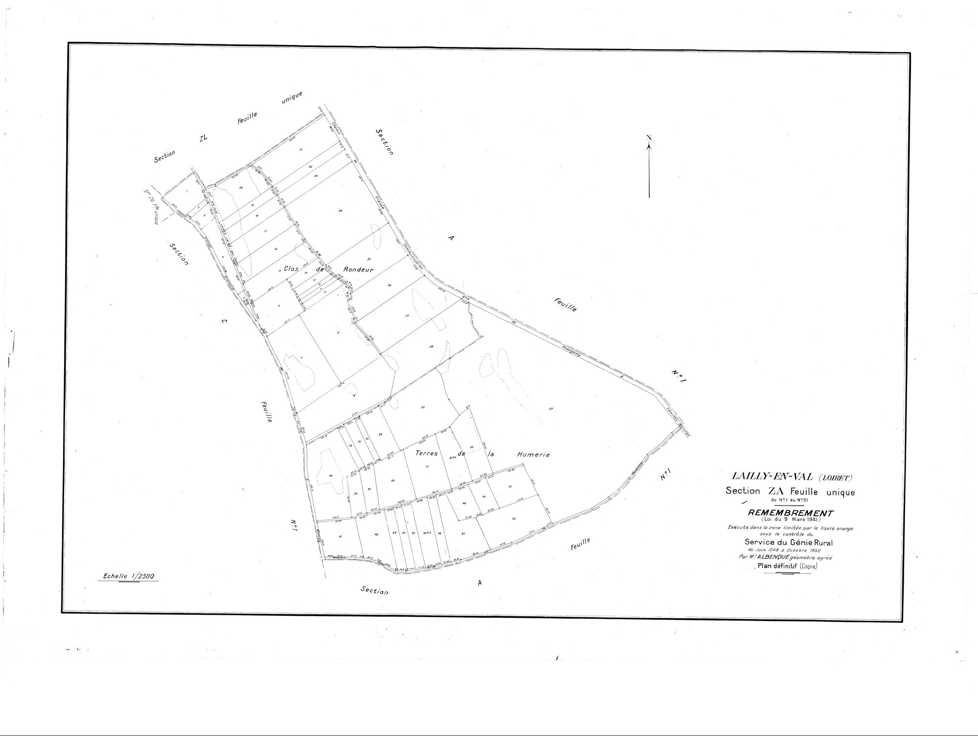 Lailly-en-Val - Sections