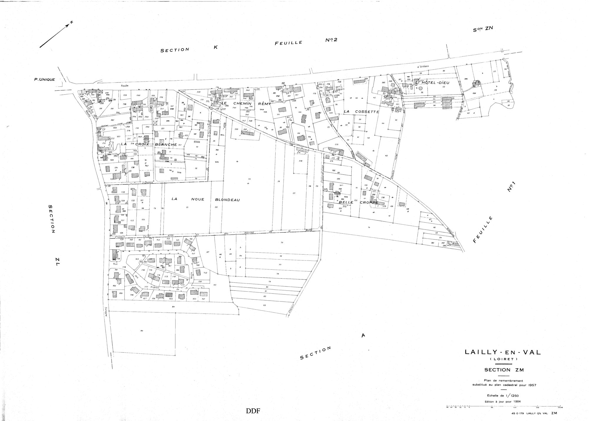 Lailly-en-Val - Sections