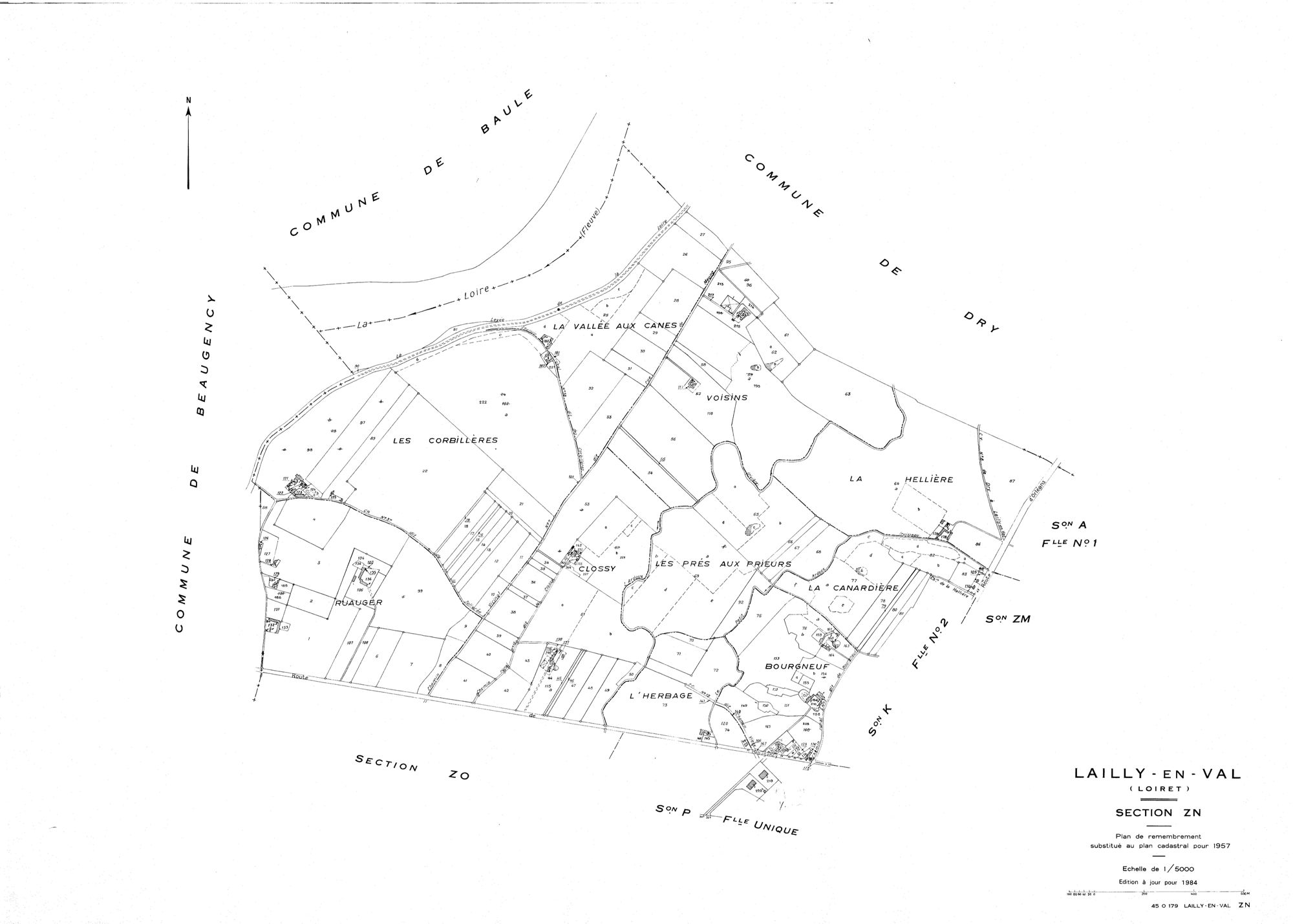 Lailly-en-Val - Sections
