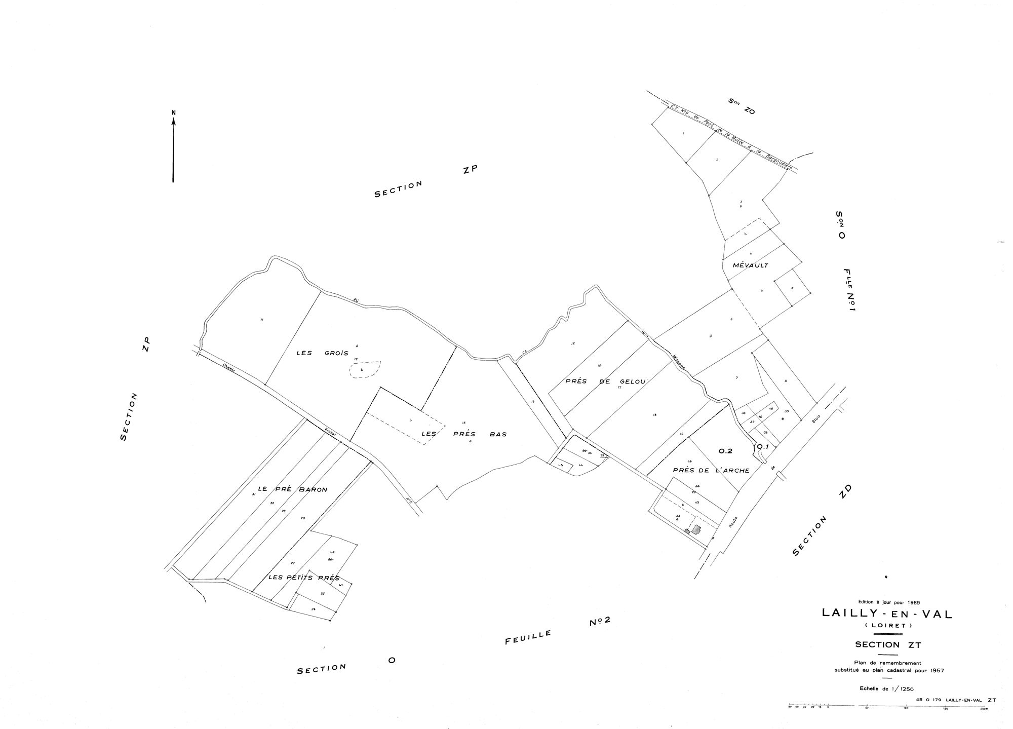 Lailly-en-Val - Sections