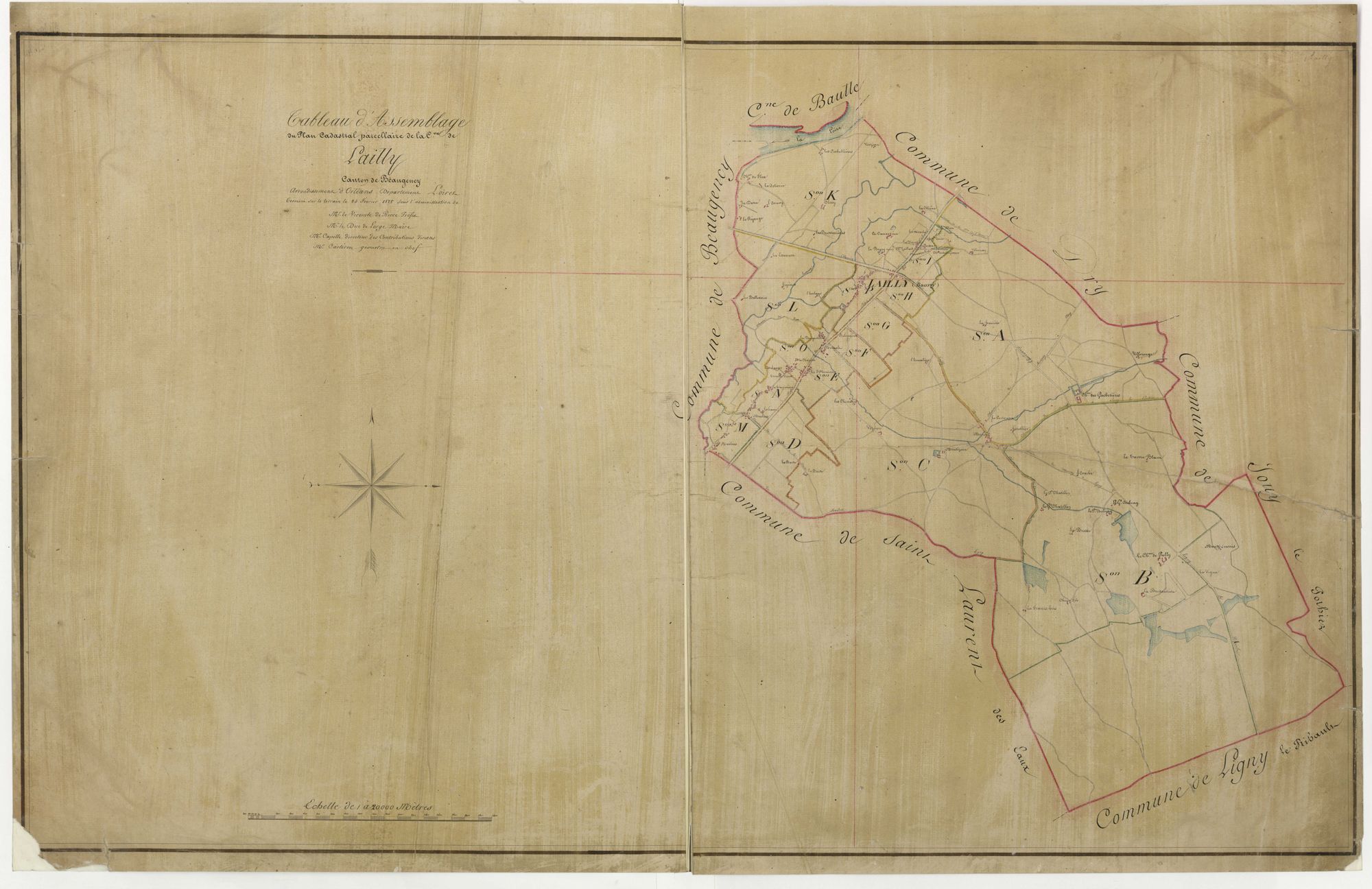 Lailly-en-Val - Tableau d'assemblage